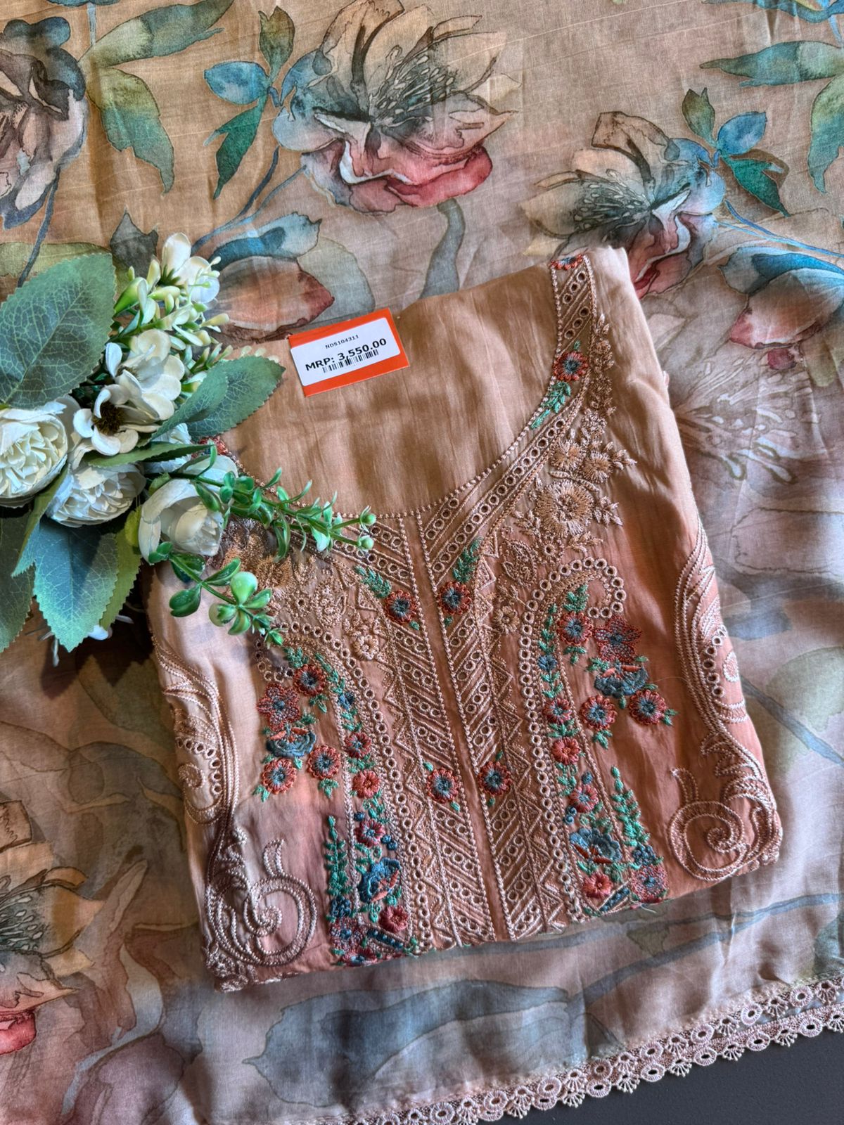 Mul cotton Unstitched Shirt