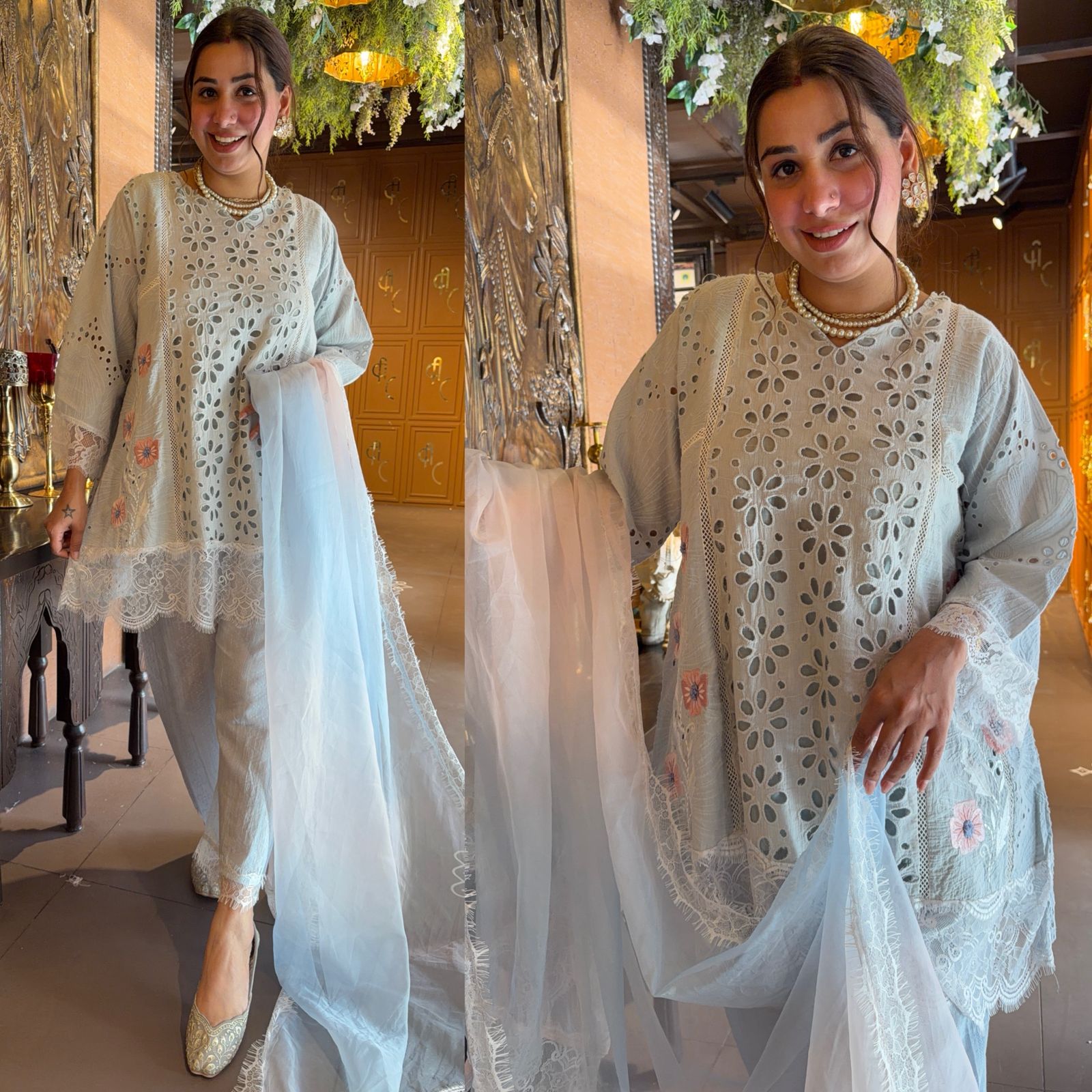 Hakuba chicken kurta set