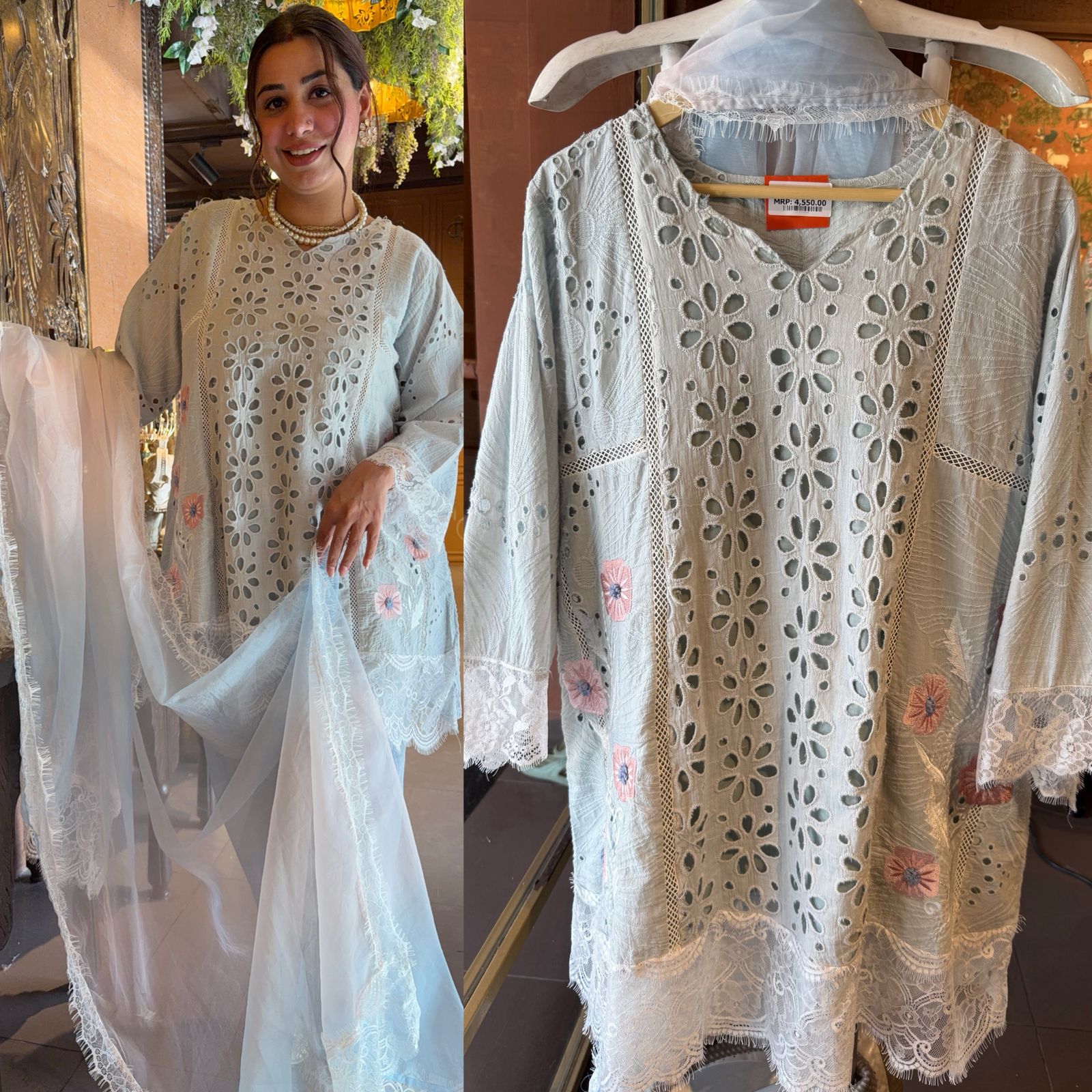 Hakuba chicken kurta set