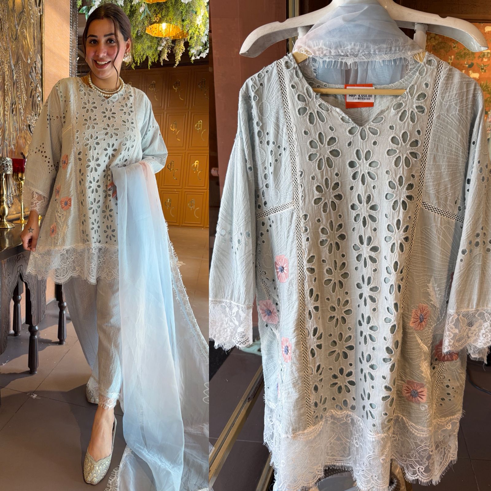Hakuba chicken kurta set
