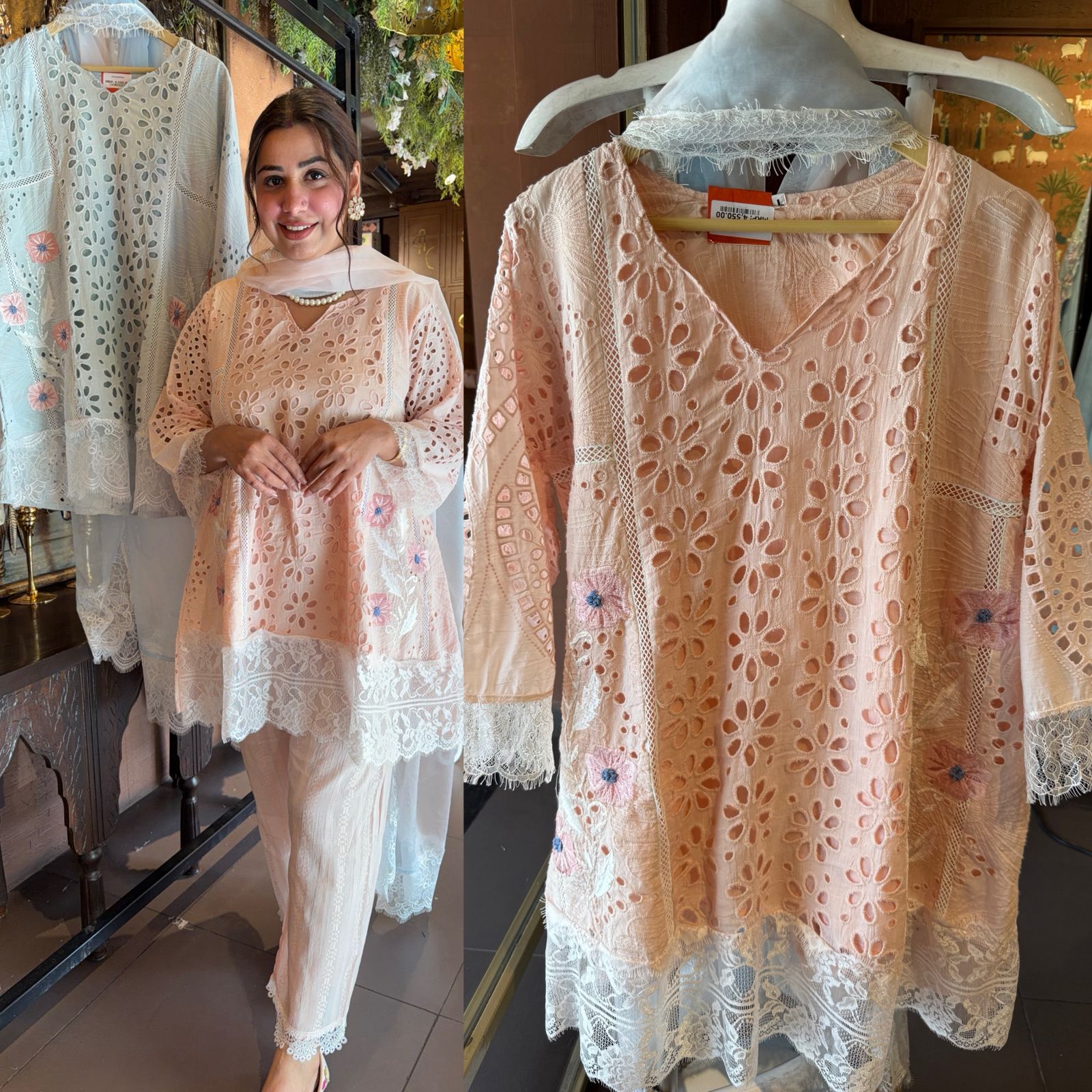 Hakuba chicken kurta set