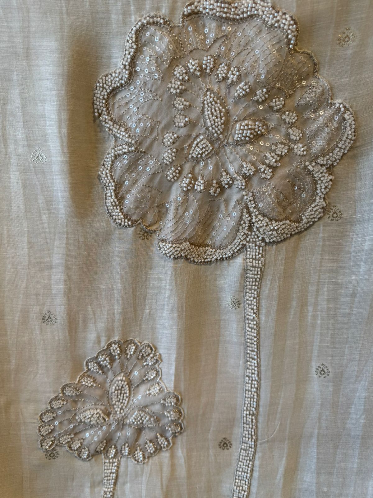 IVORY HAND-EMBROIDERED SUIT