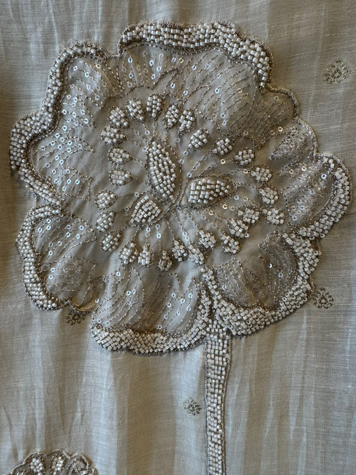 IVORY HAND-EMBROIDERED SUIT