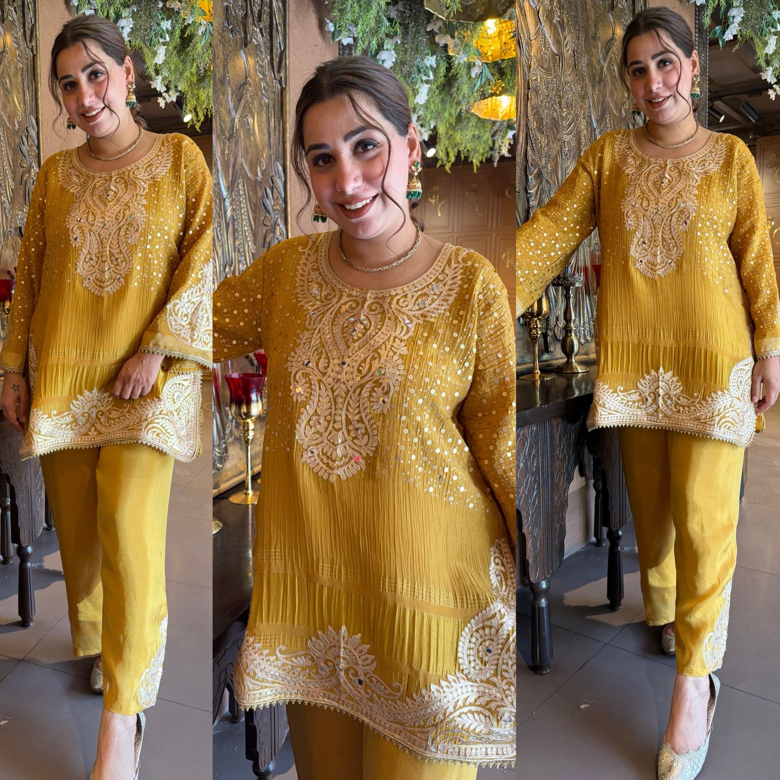 Designer Embroidered Coord Set