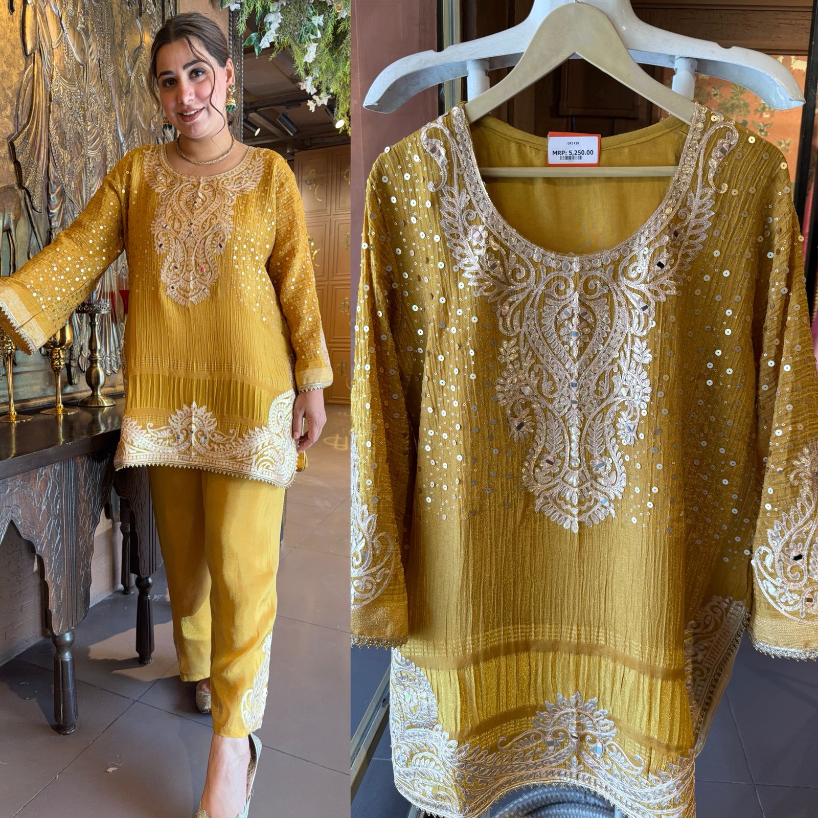 Designer Embroidered Coord Set