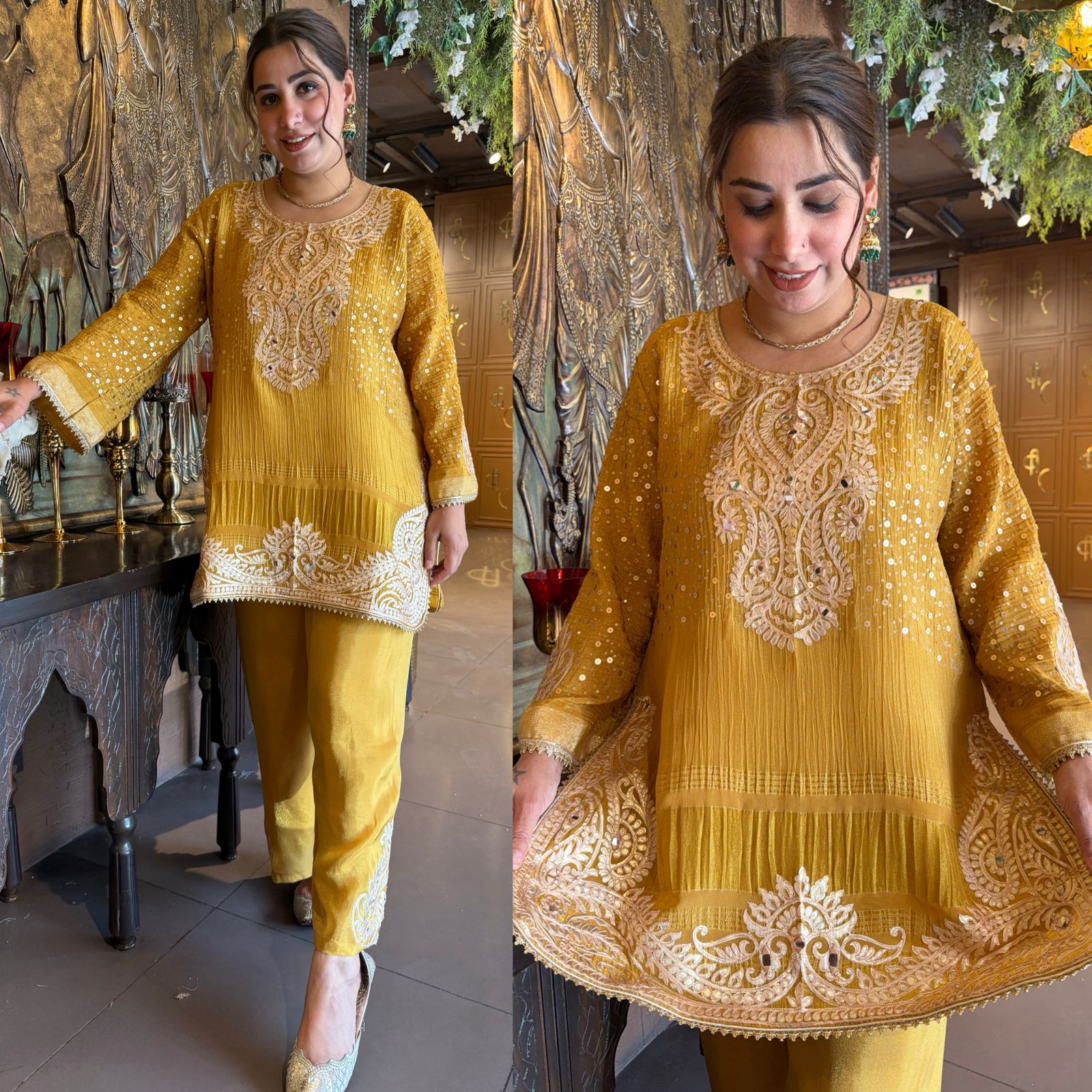 Designer Embroidered Coord Set