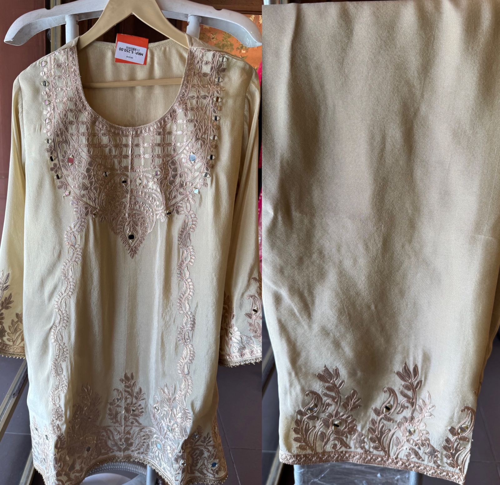 Shimmer tissue designer coord set