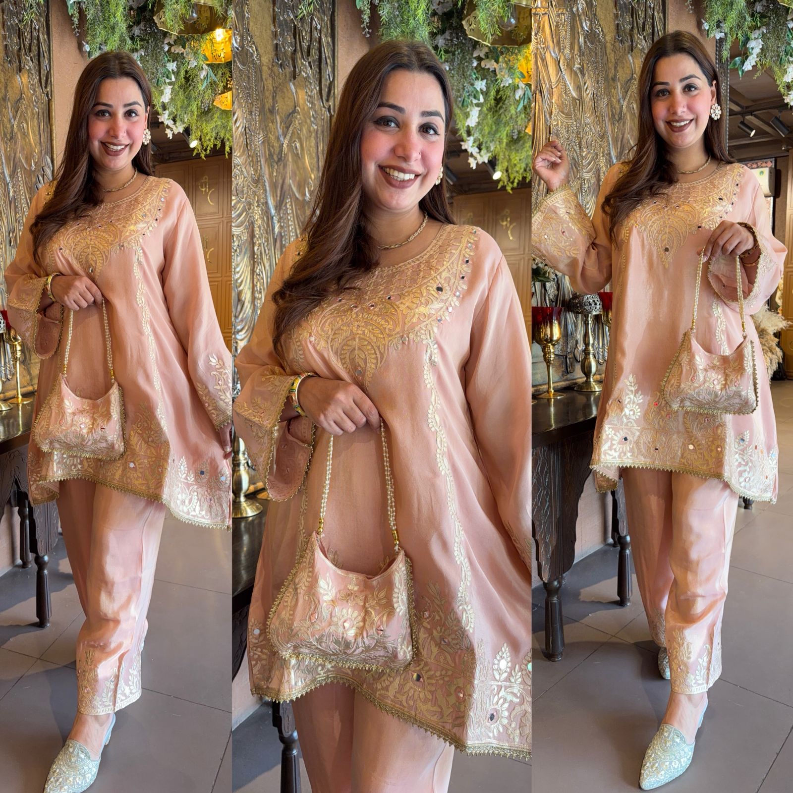 Shimmer tissue designer coord set