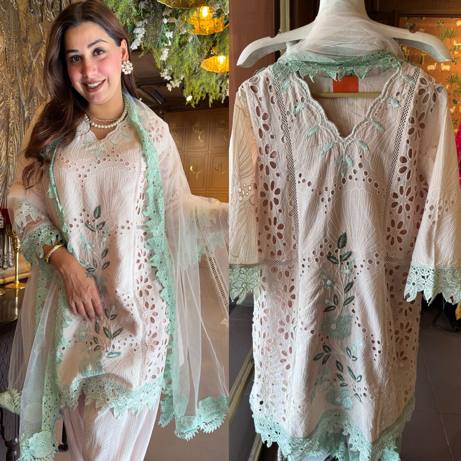 Hakuba chicken kurta set