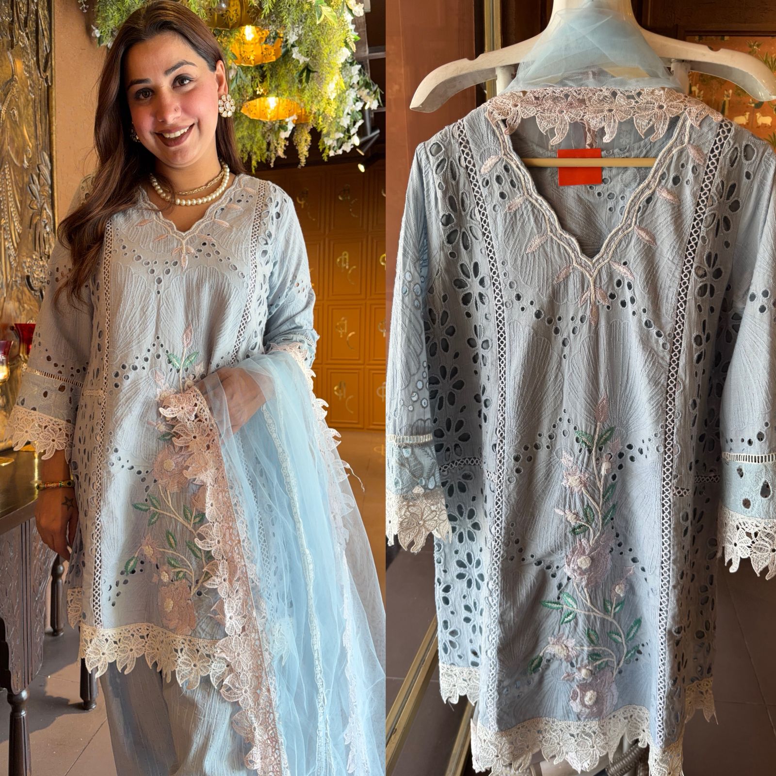 Hakuba chicken kurta set