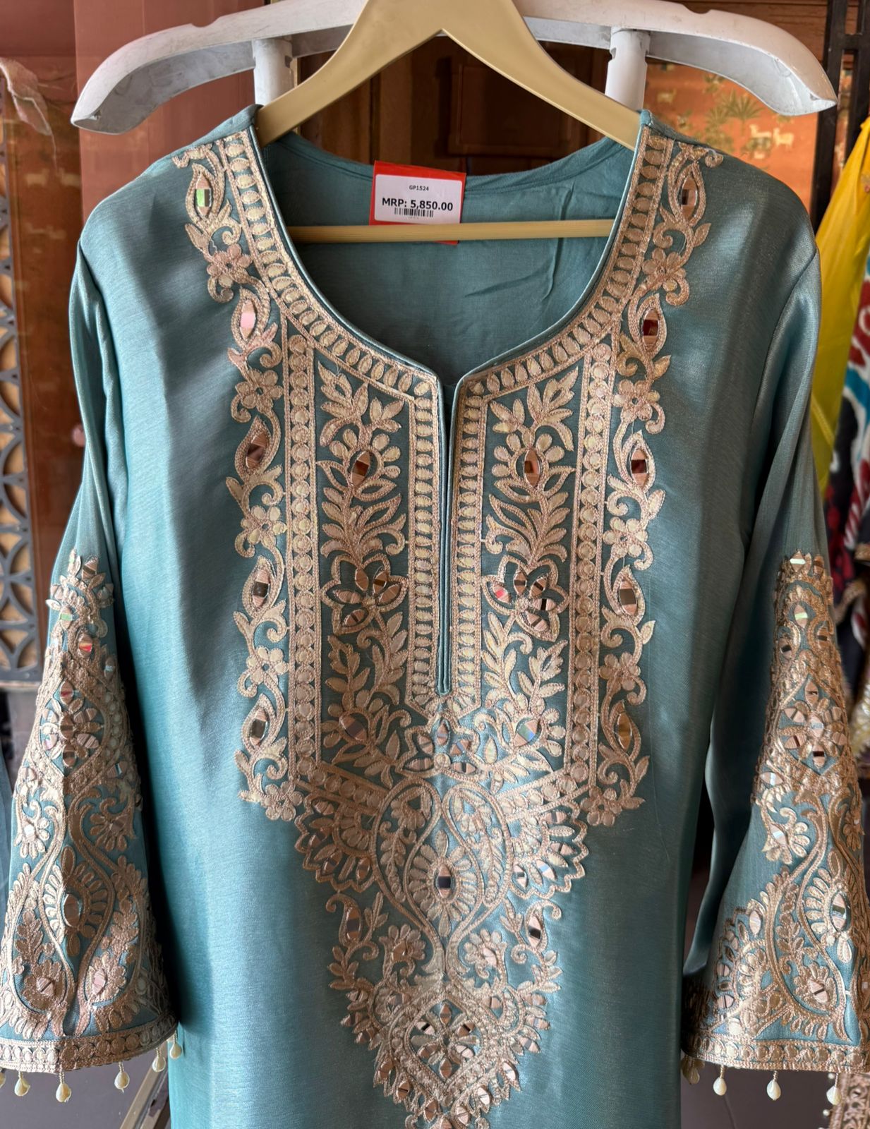 Giraffe tissue Long Dresses with a soft sheen