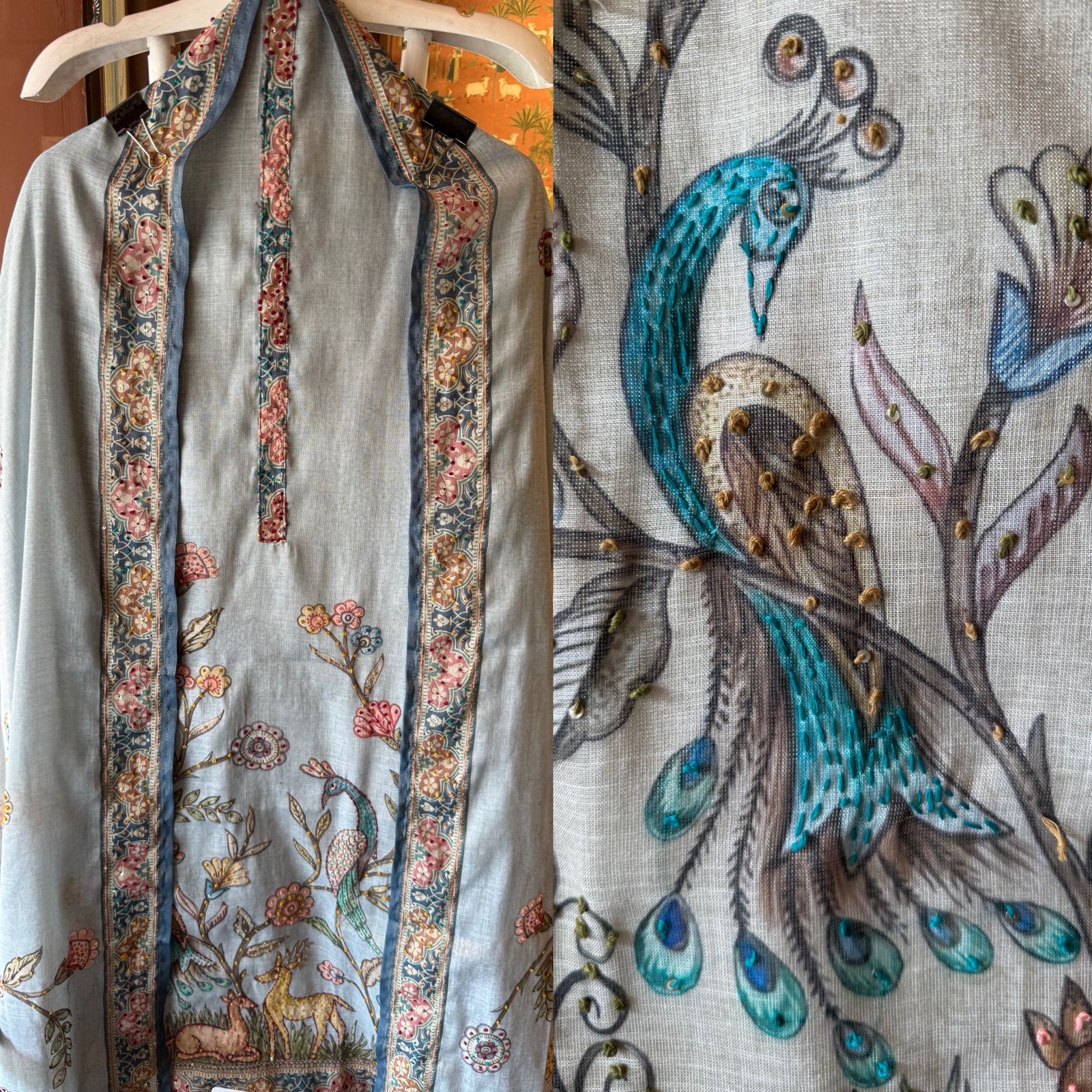 SEMI FORMALS UNSTITCHED SUIT