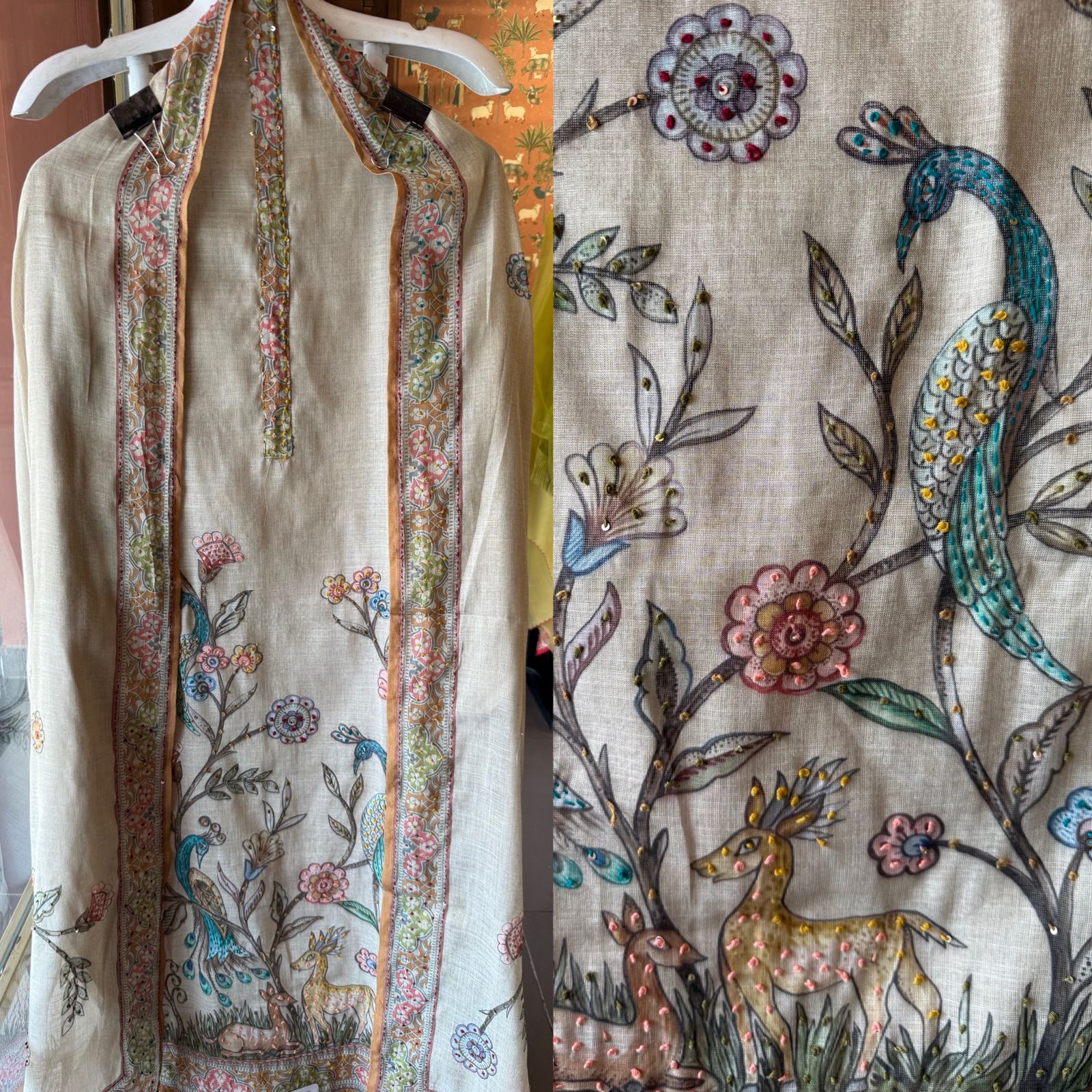 SEMI FORMALS UNSTITCHED SUIT