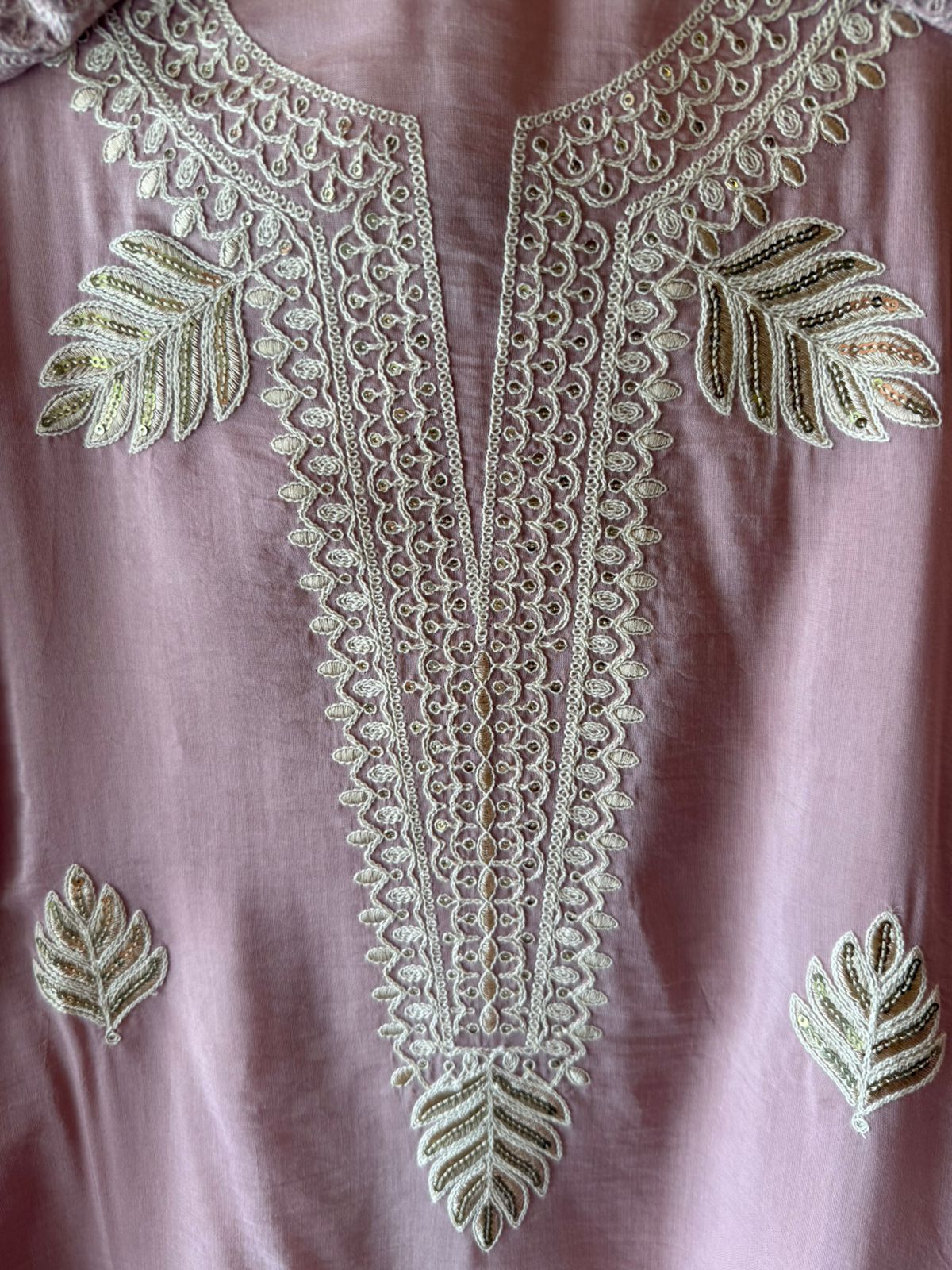 Ethnic DESIGNER SUIT SET WITH CUTWORK
