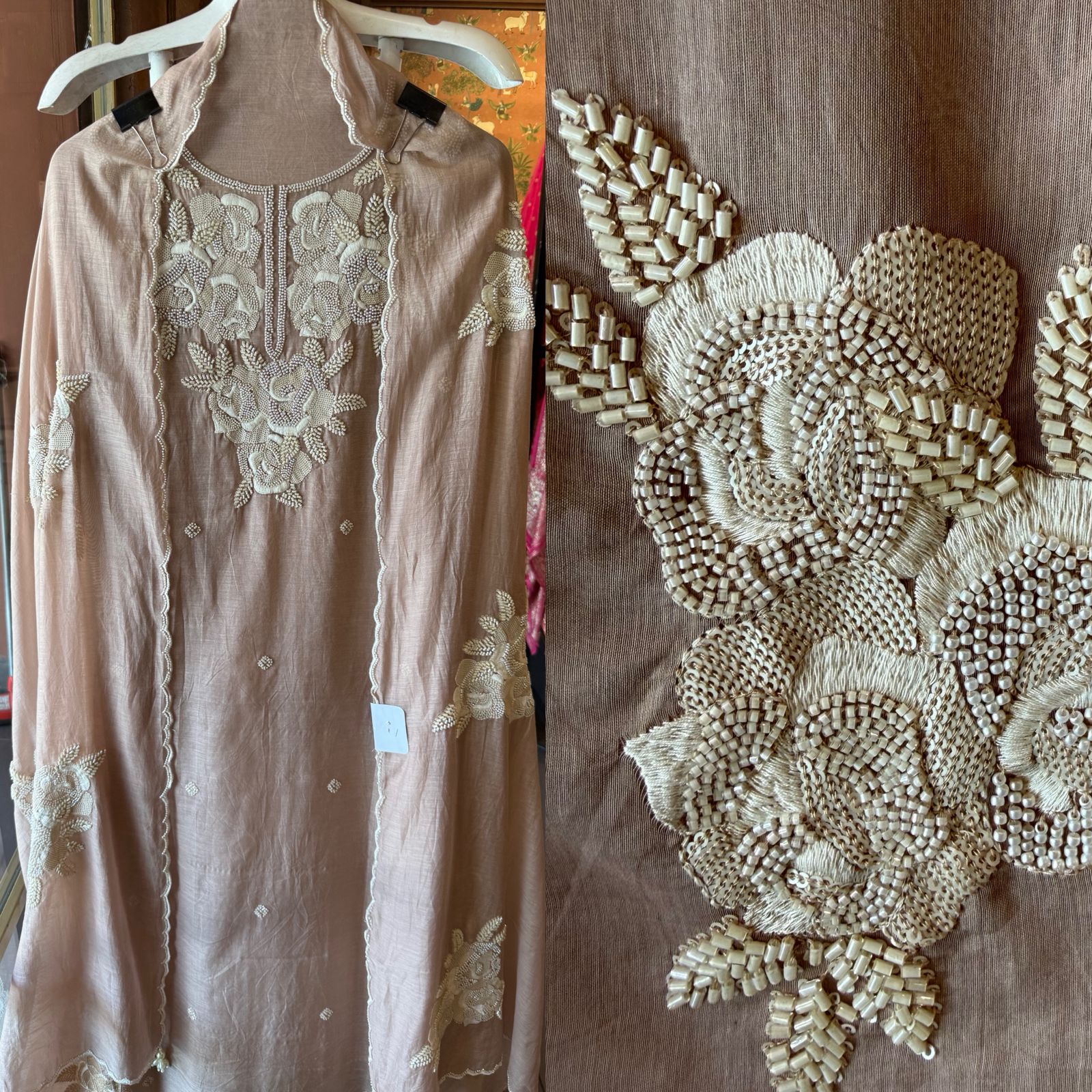 Pure soft Mul cotton chanderi unstitched suit