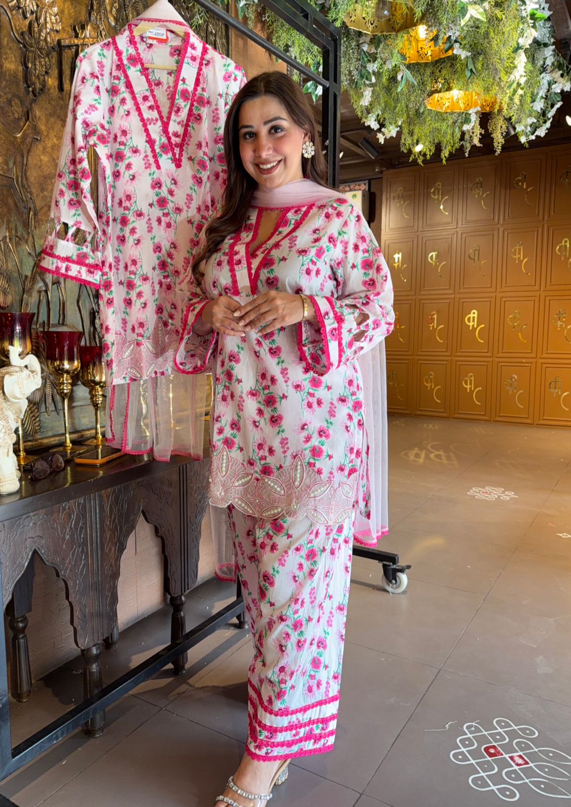 Pure cotton Stitched Suit set
