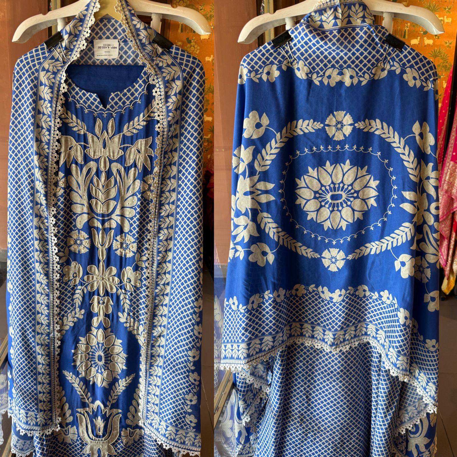 Pakistani Muslin digital Printed Statement Suit