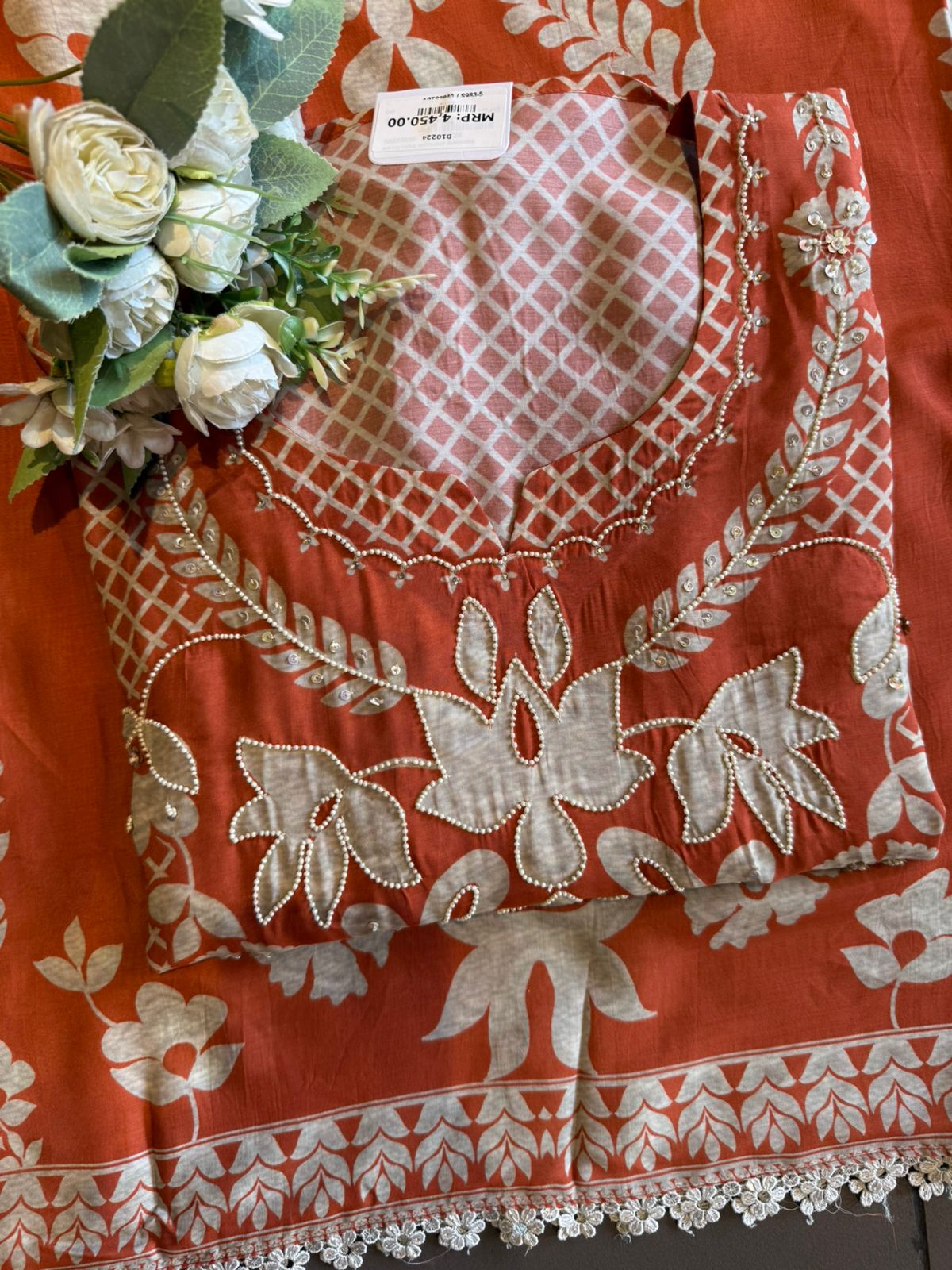 Pakistani Muslin digital Printed Statement Suit