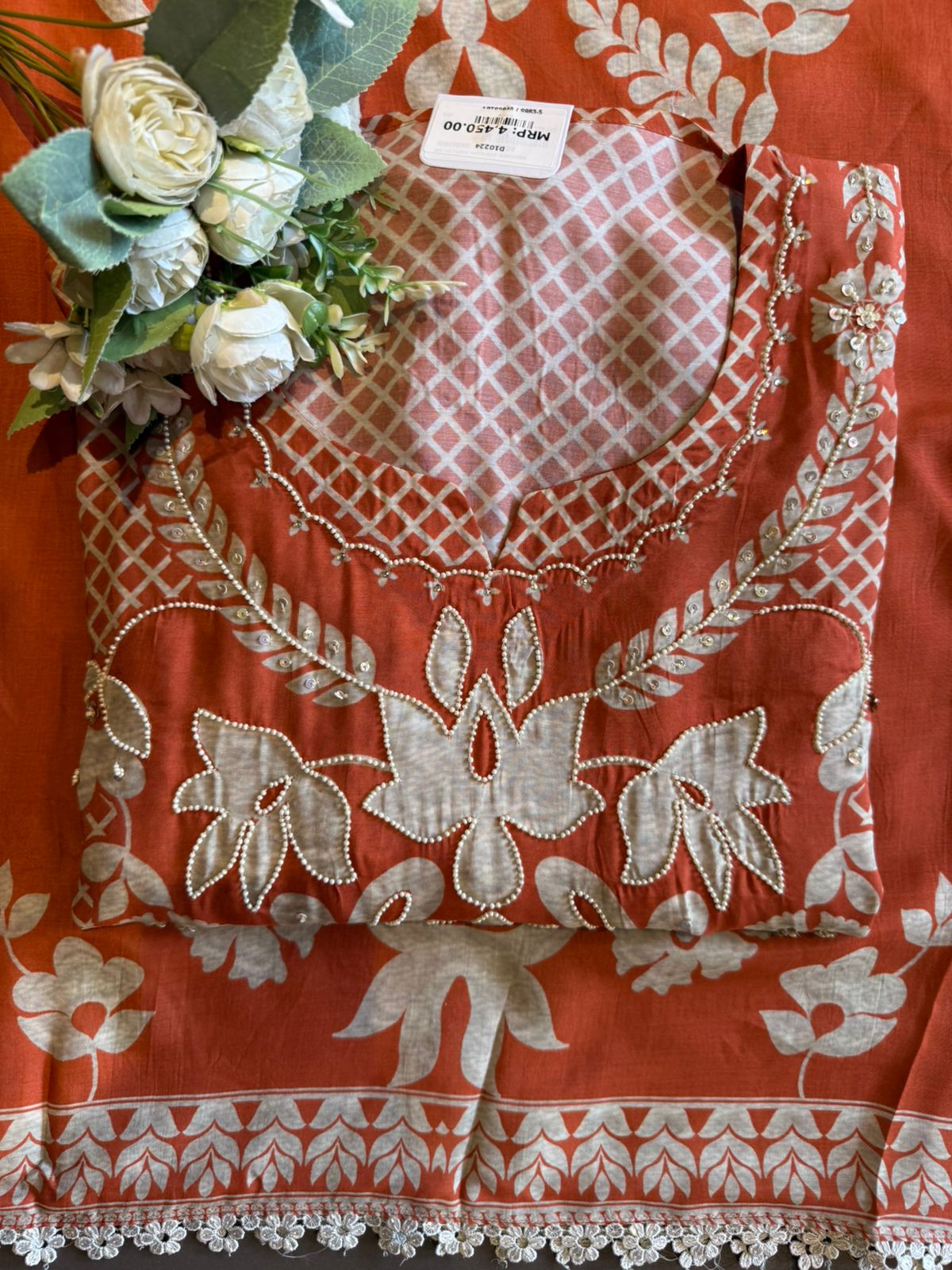 Pakistani Muslin digital Printed Statement Suit