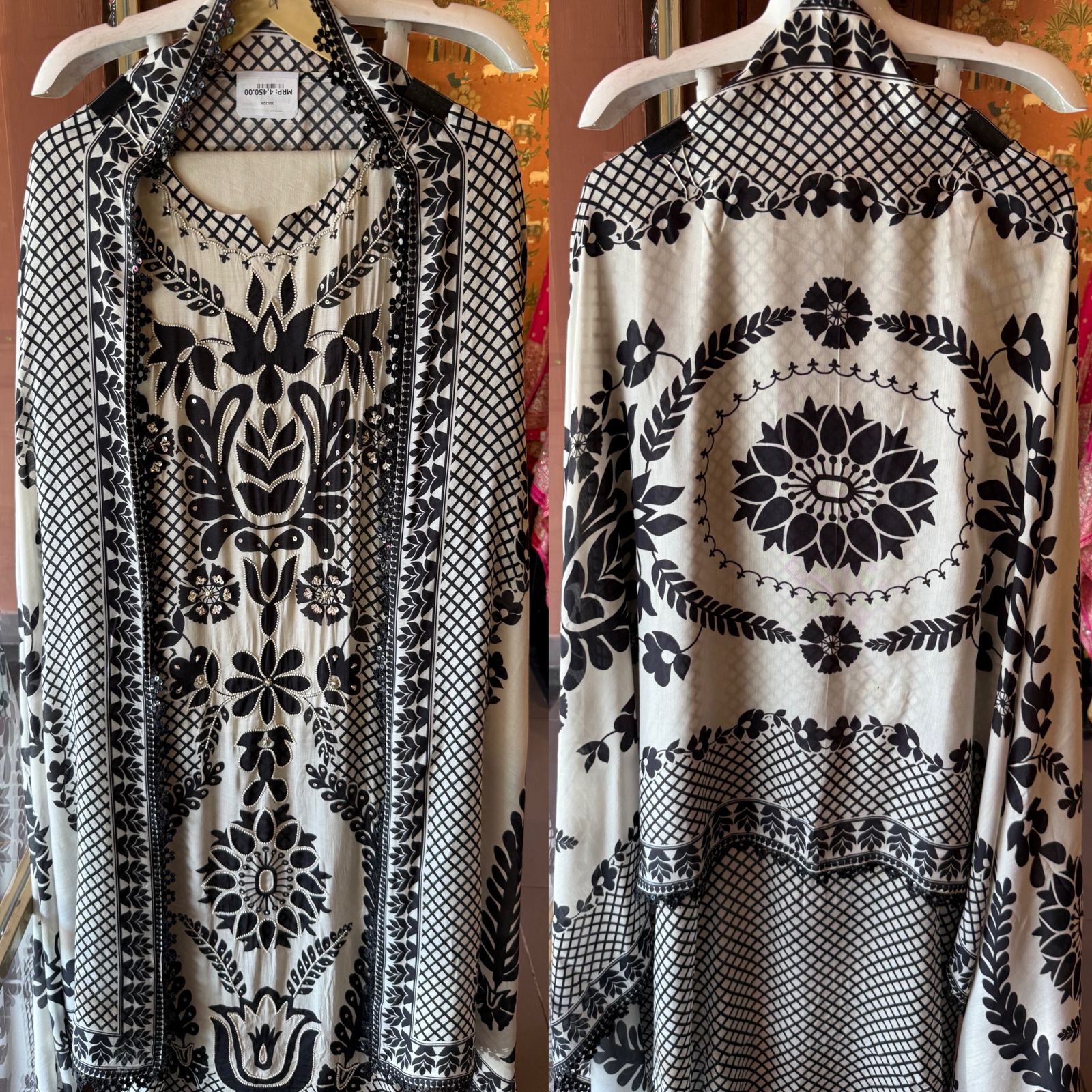 Pakistani Muslin digital Printed Statement Suit