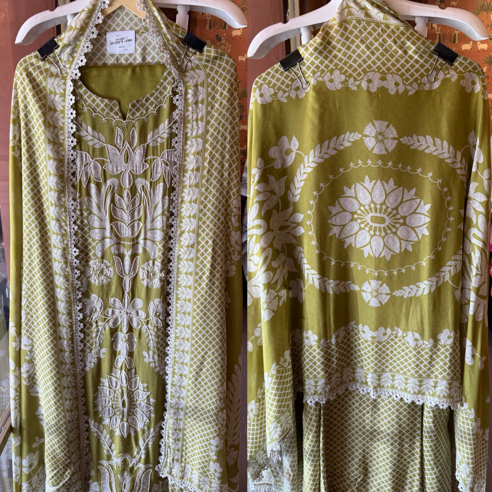 Pakistani Muslin digital Printed Statement Suit