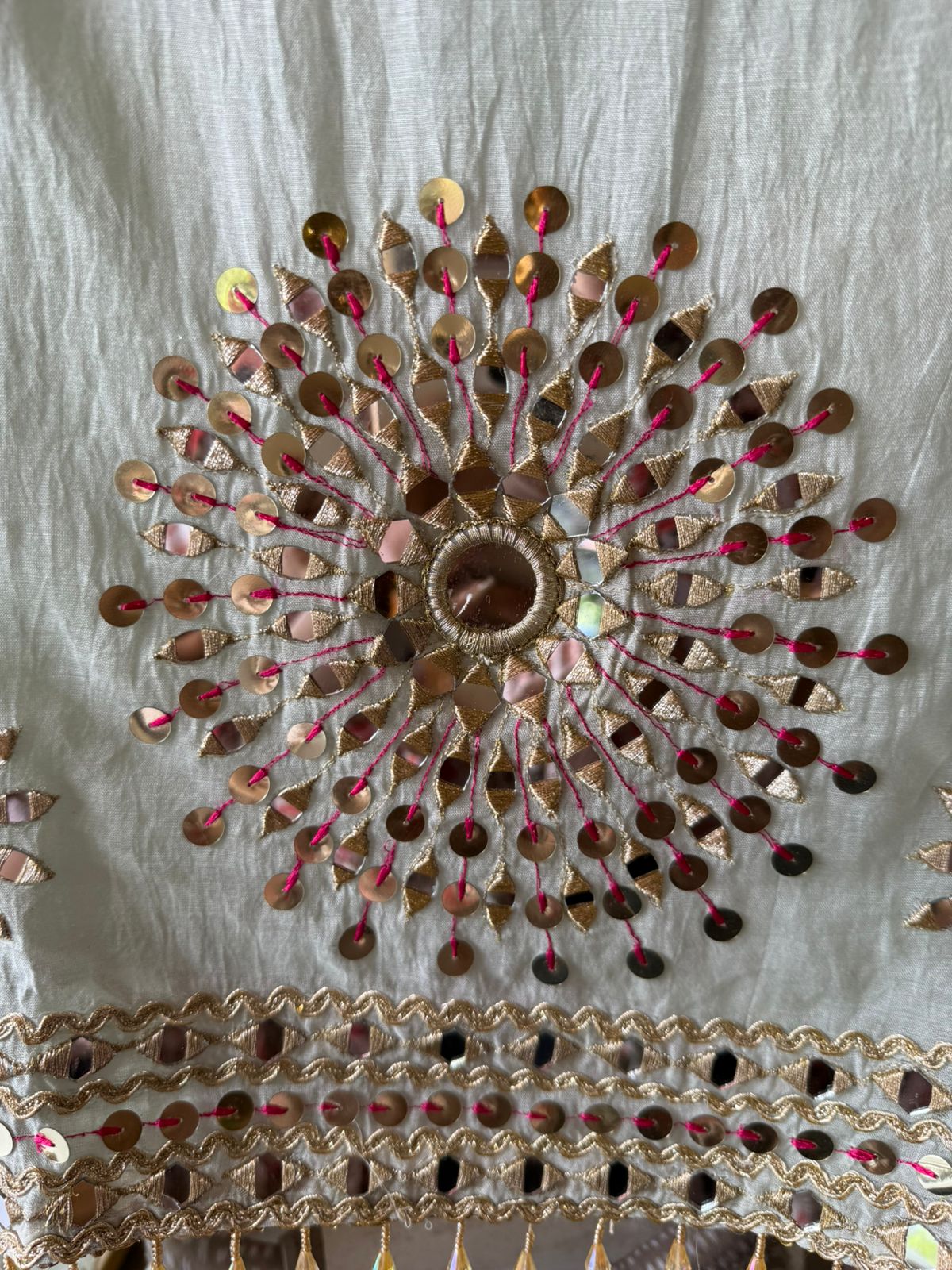 Premium Chanderi Mul chanderi unstitched suit