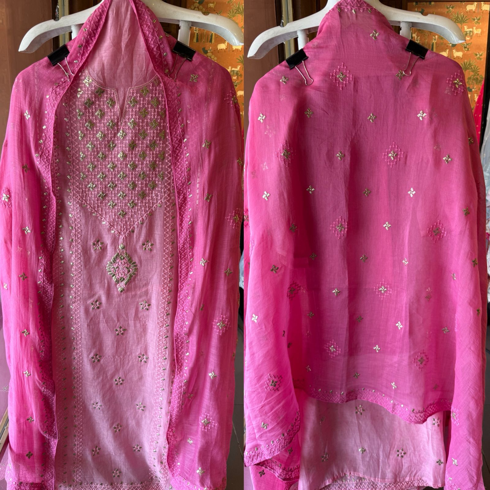 Chickenkaari tone on tone Embroidered Suit