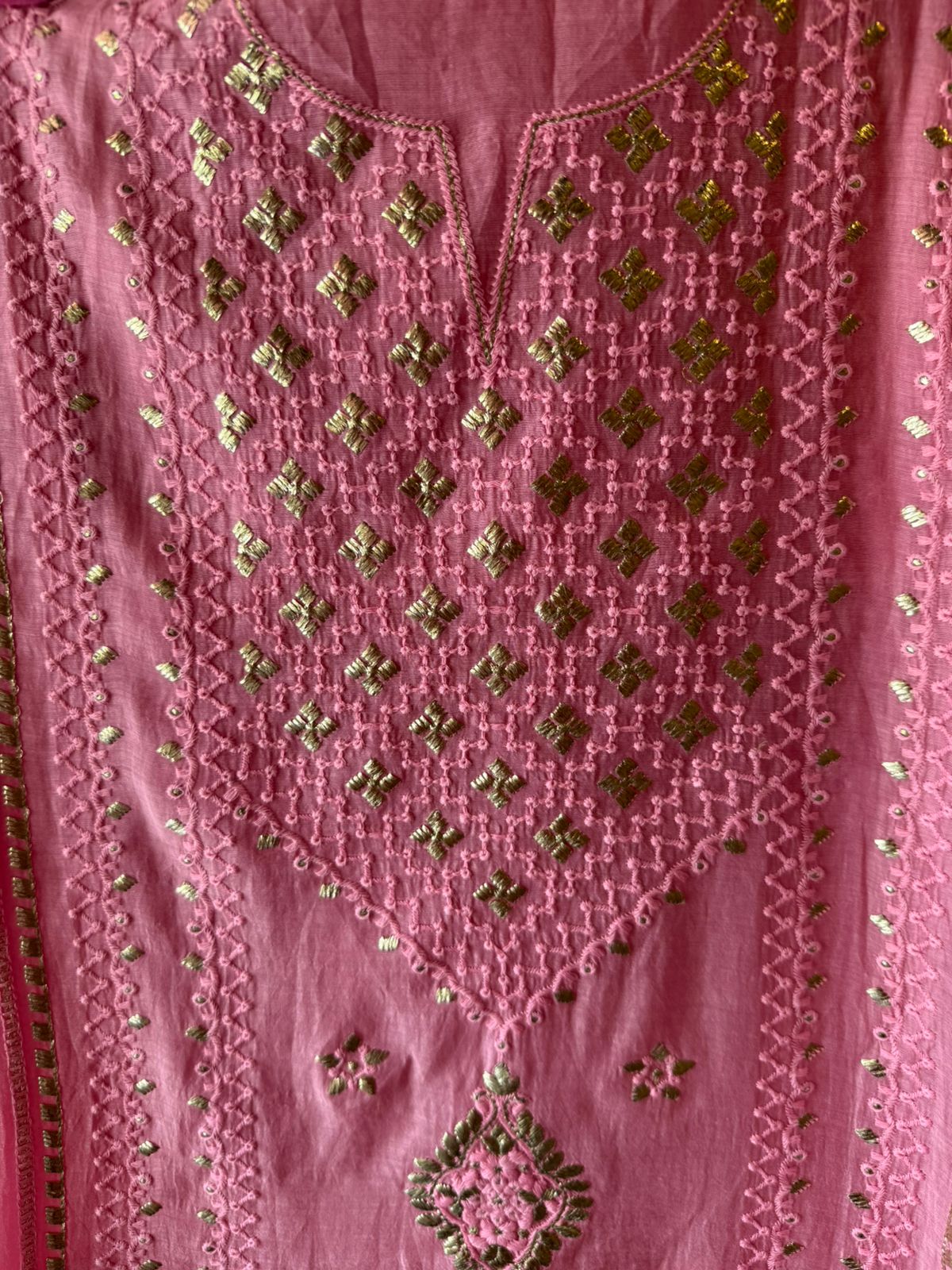 Chickenkaari tone on tone Embroidered Suit