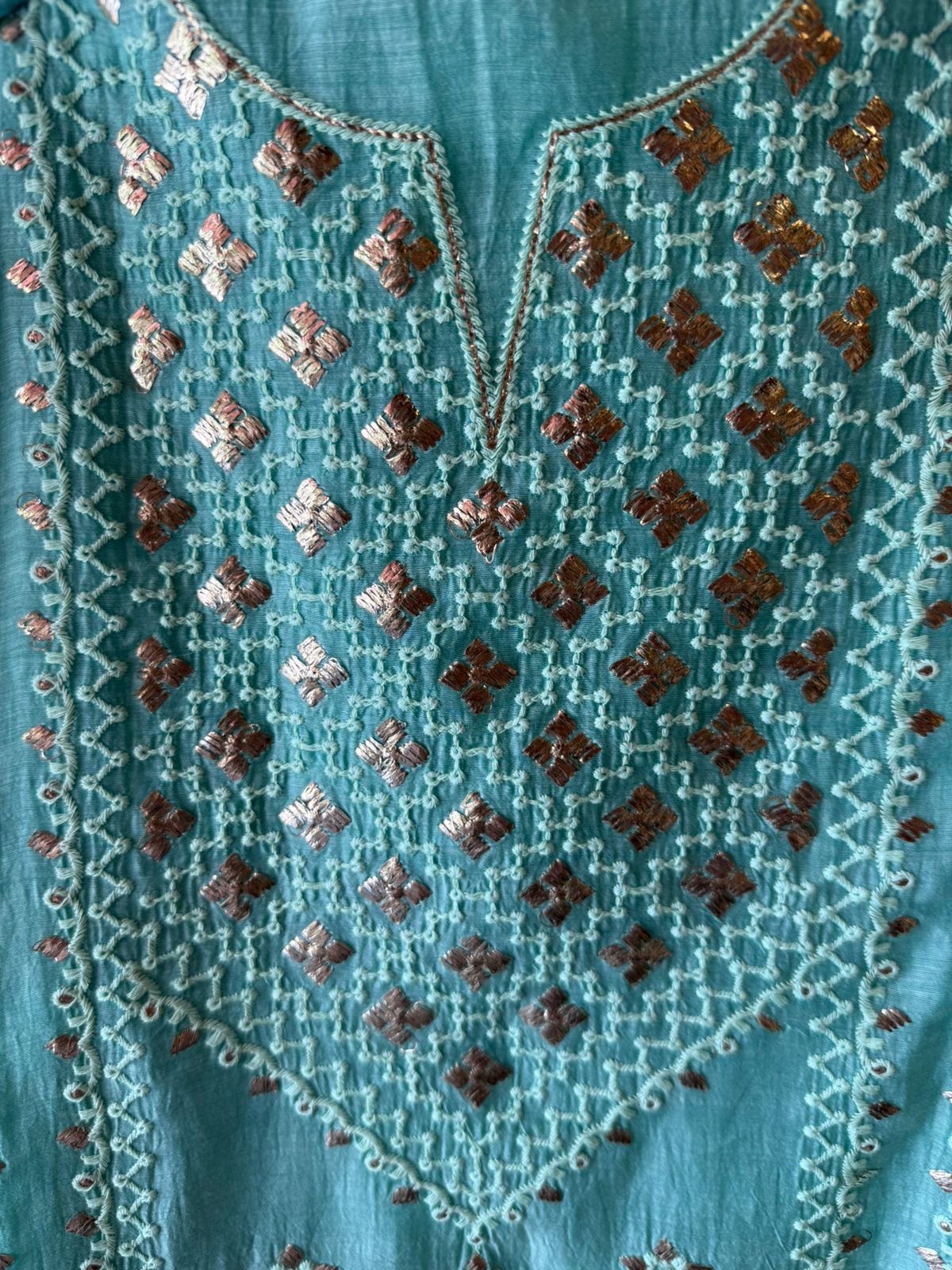 Chickenkaari tone on tone Embroidered Suit