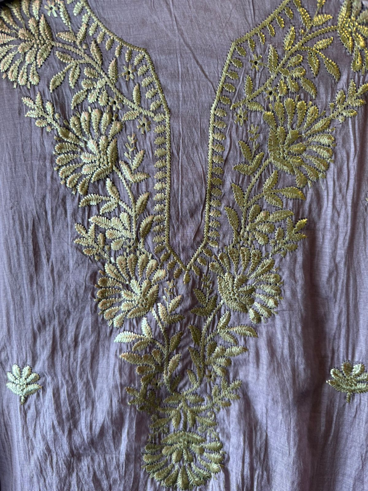 Mul cotton chanderi Unstitched Suits