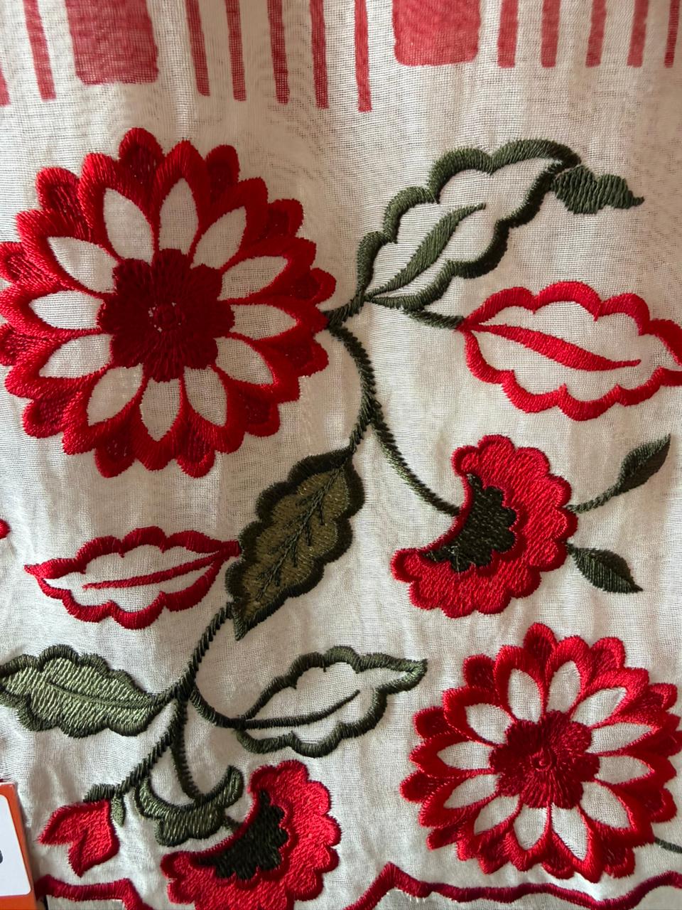 Floral Embroidered Suit