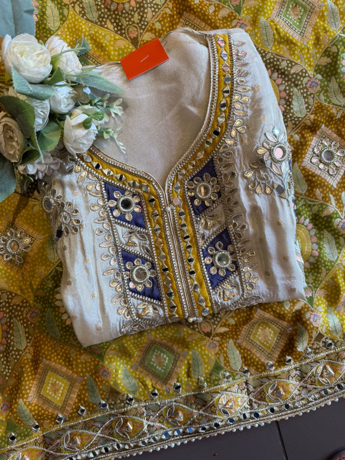Ethnic Unstitched Suit set