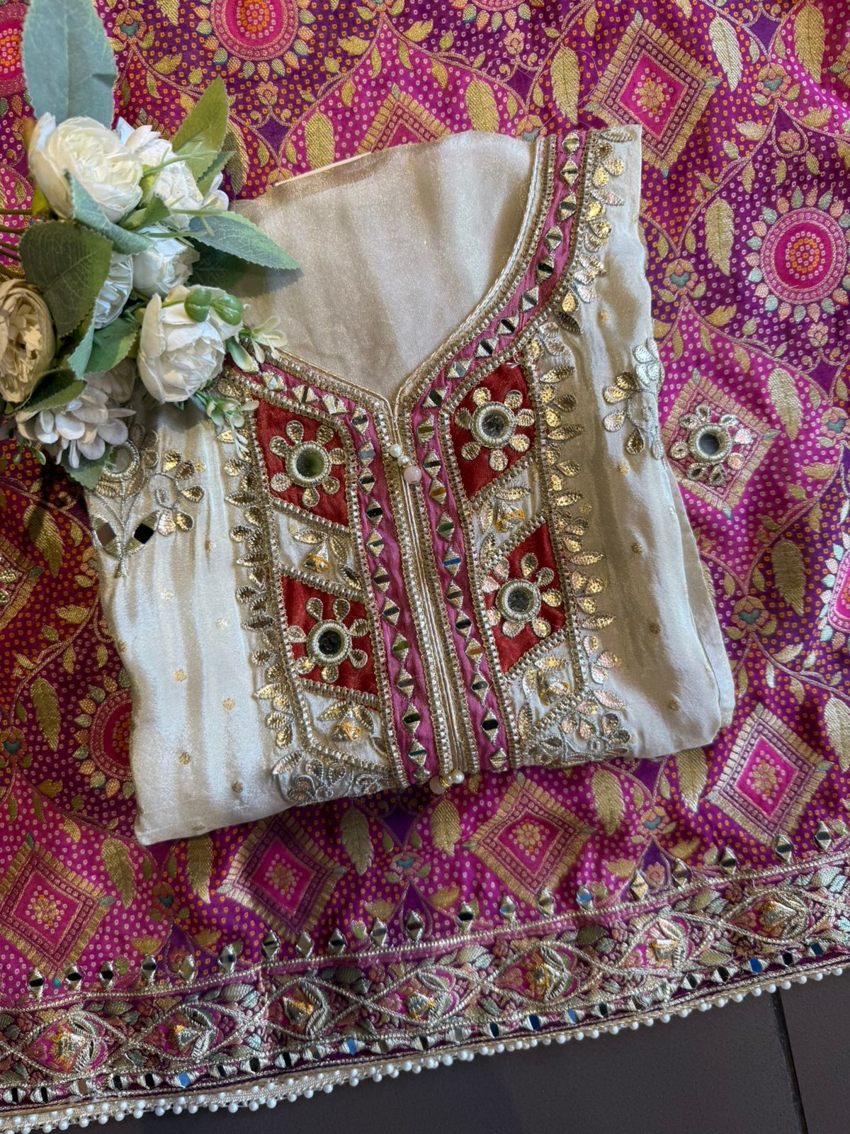 Ethnic Unstitched Suit set