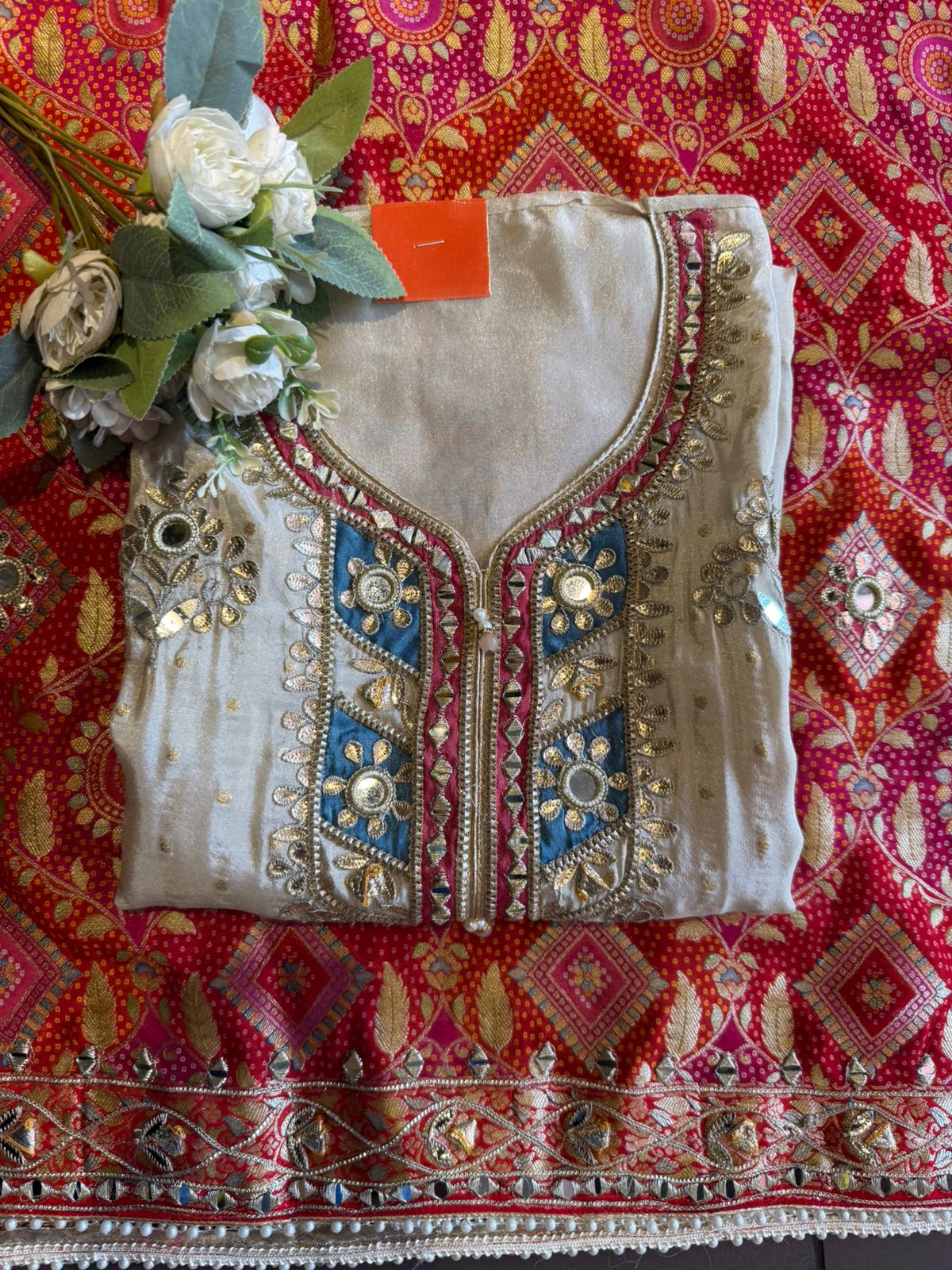 Ethnic Unstitched Suit set