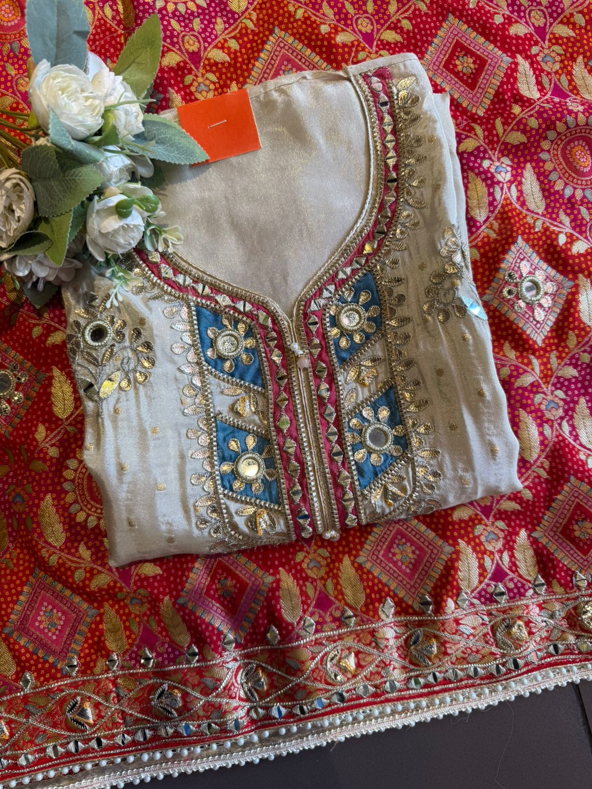 Ethnic Unstitched Suit set