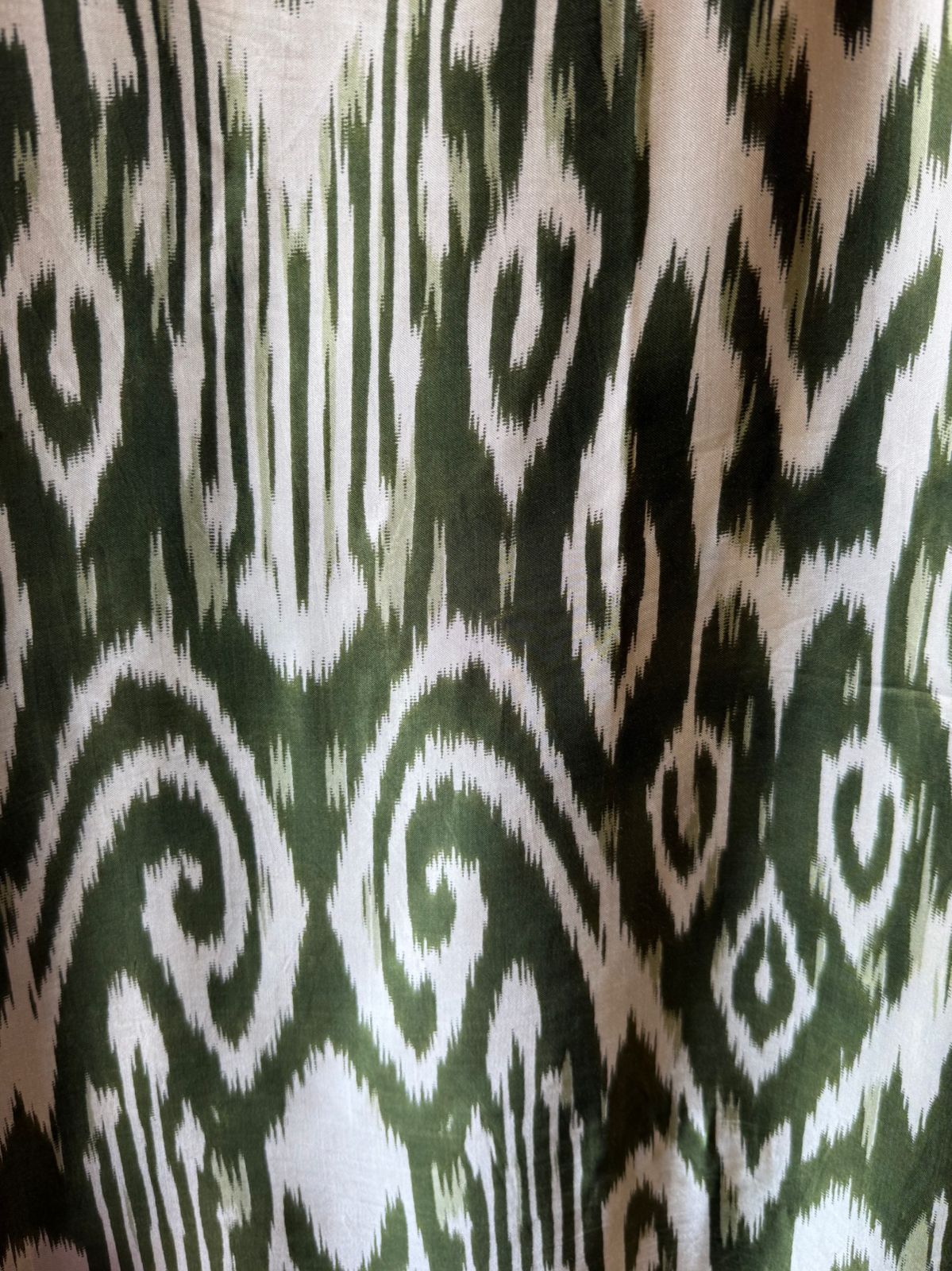 Pure GAJJI silk Ikat Printed Suit Set