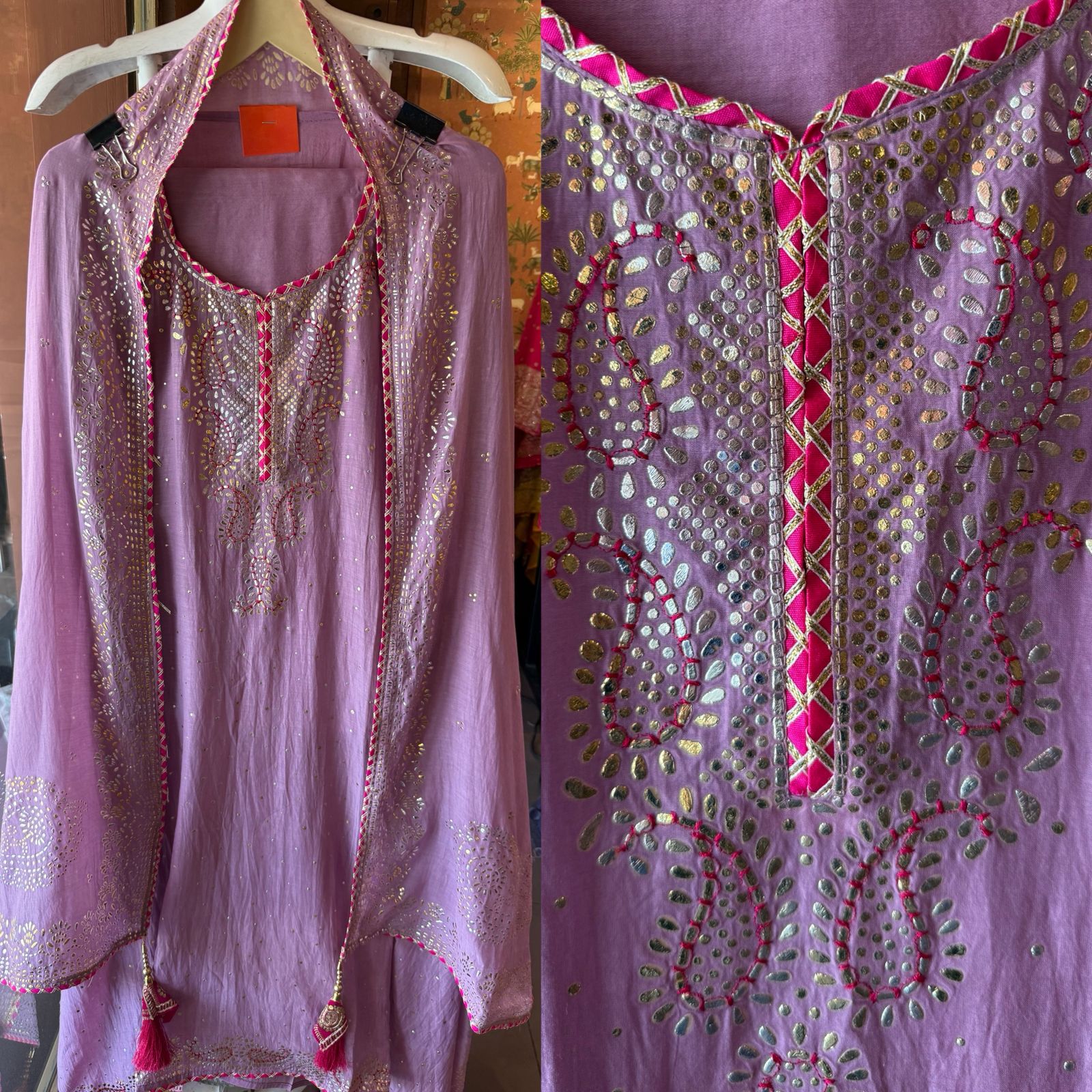 Luxe sheen Elegant Suit set