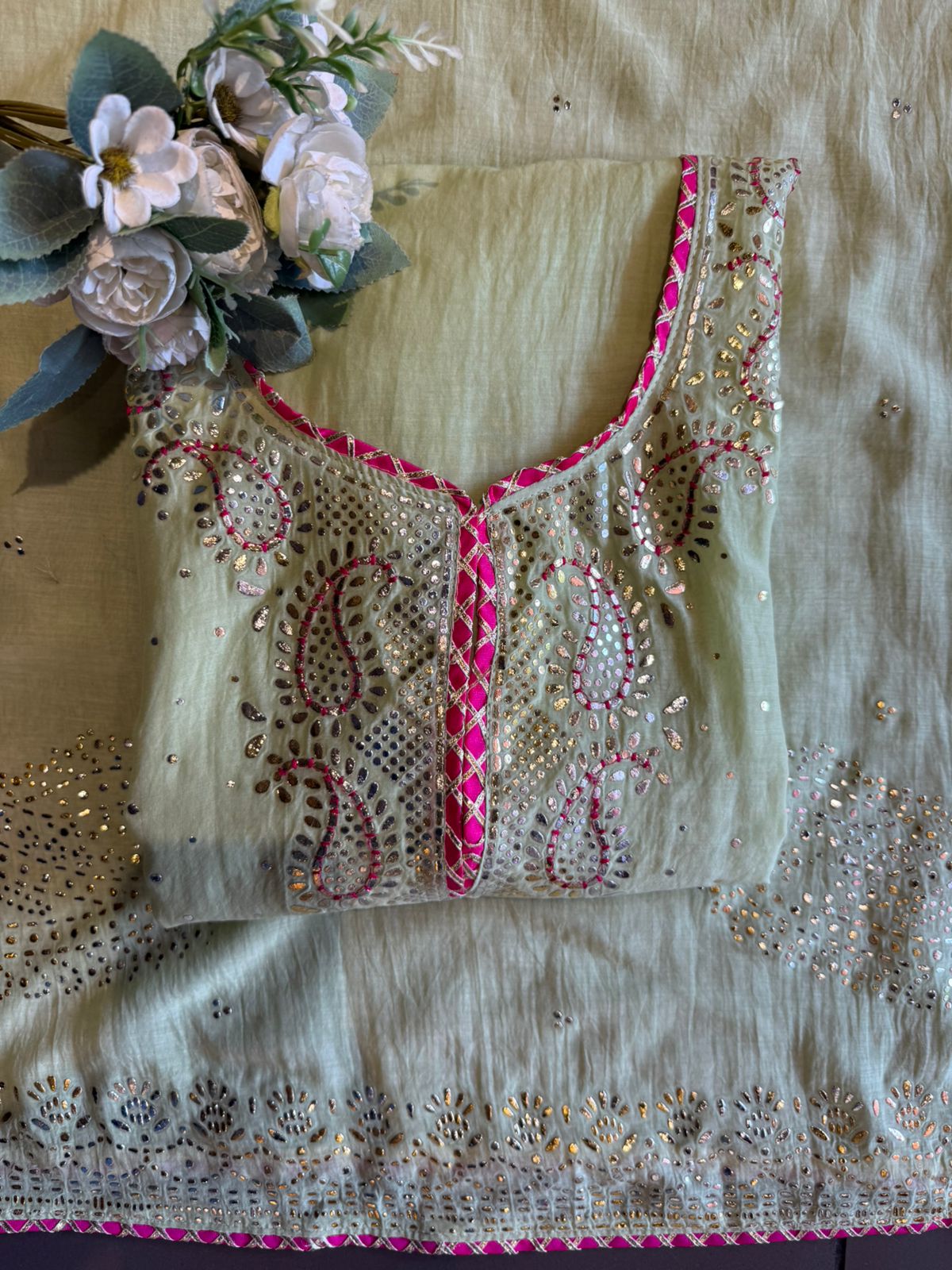 Luxe sheen Elegant Suit set