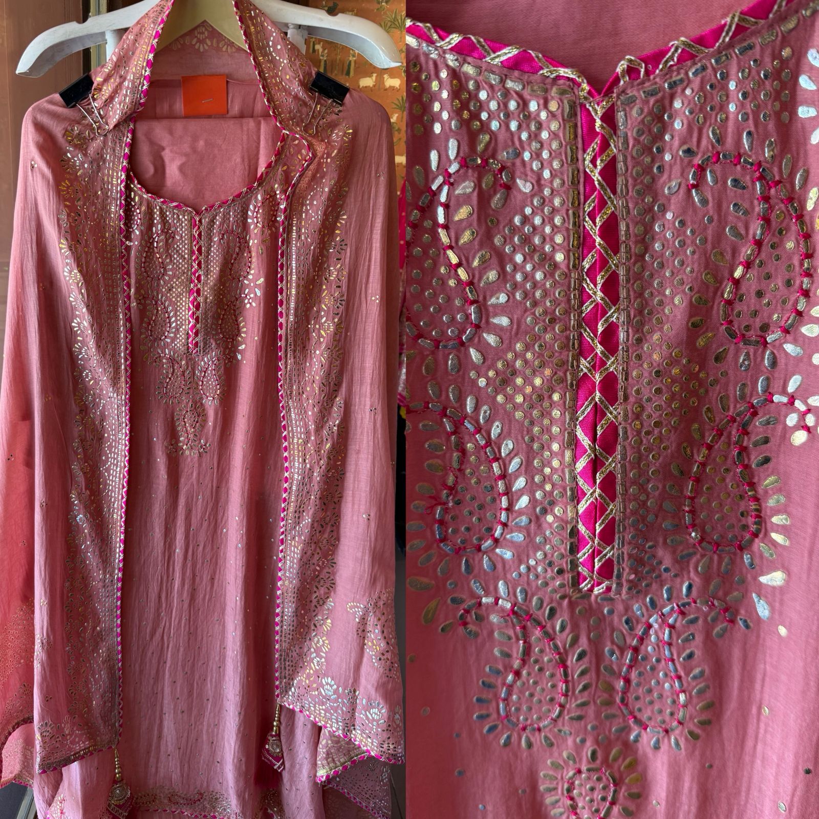 Luxe sheen Elegant Suit set