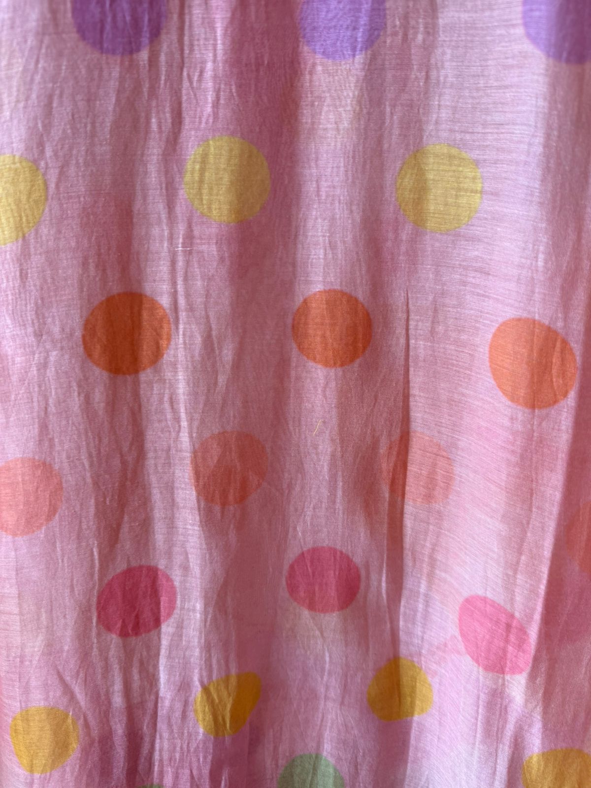 Multicolor polka Mirror Work Suit Set