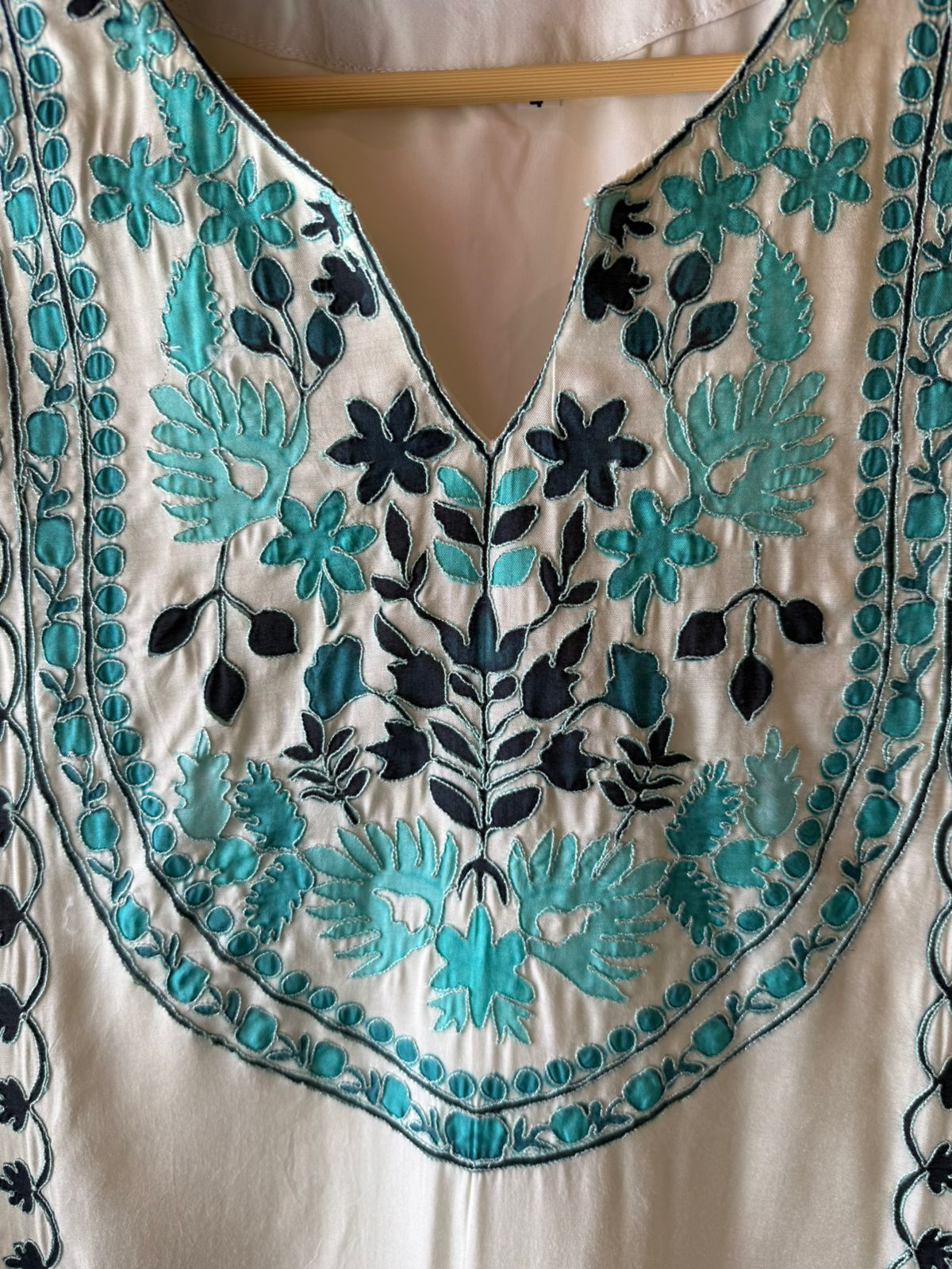 Pakistani inspired Embroidered Kurta set