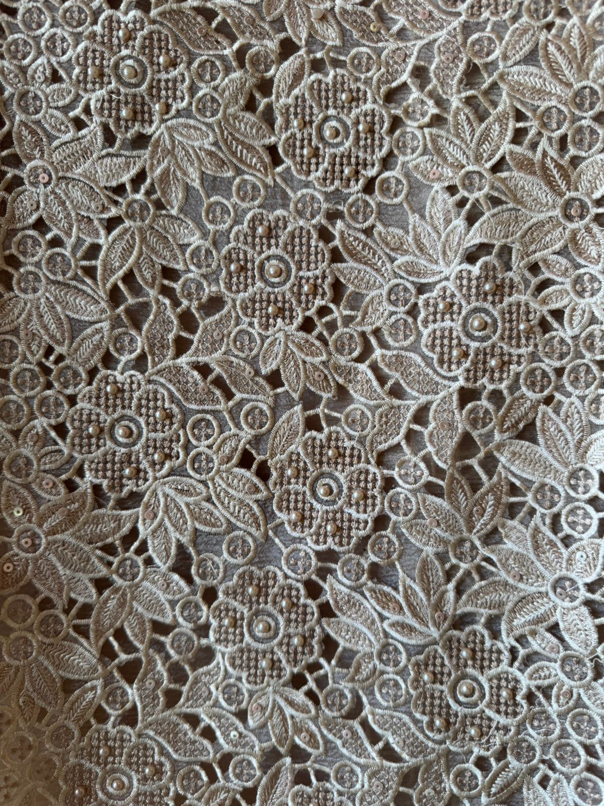 Embroidered Cutwork Statement Unstitched Suit Set