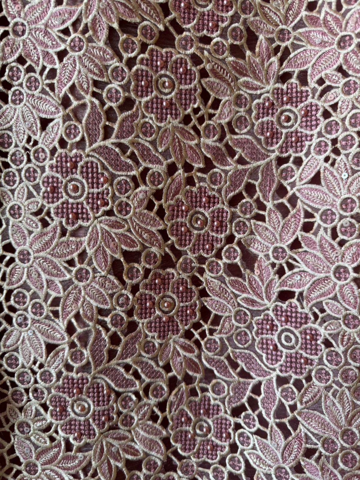 Embroidered Cutwork Statement Unstitched Suit Set