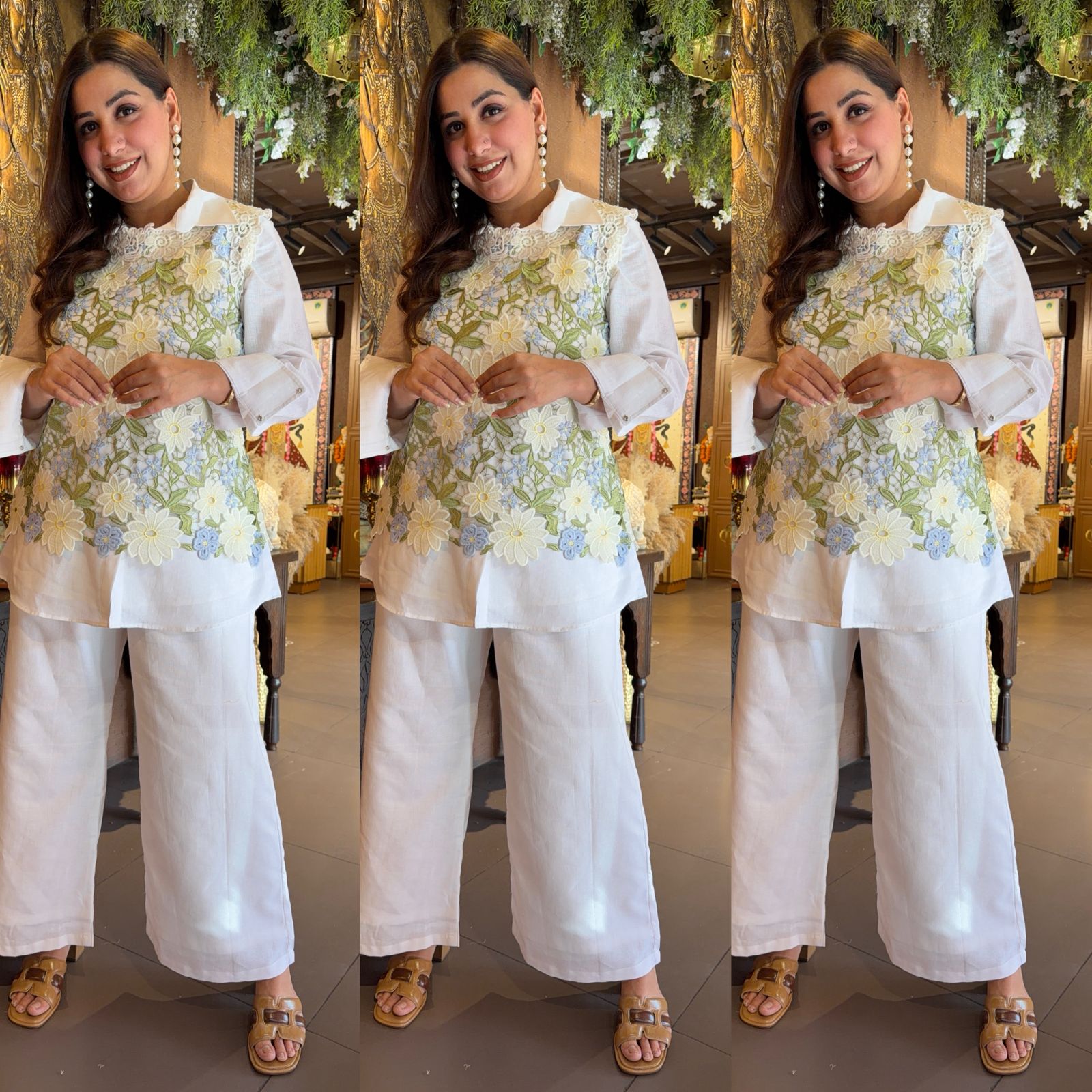 DESIGNER THREE PIECE COORD SET