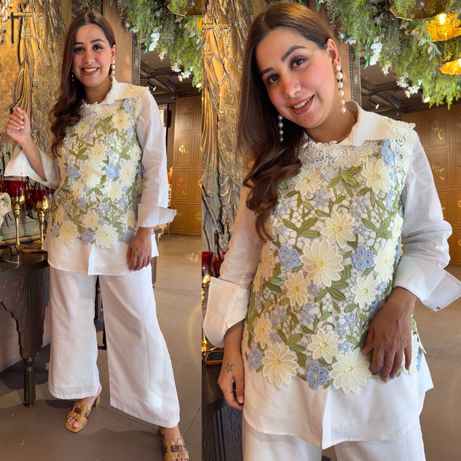 DESIGNER THREE PIECE COORD SET