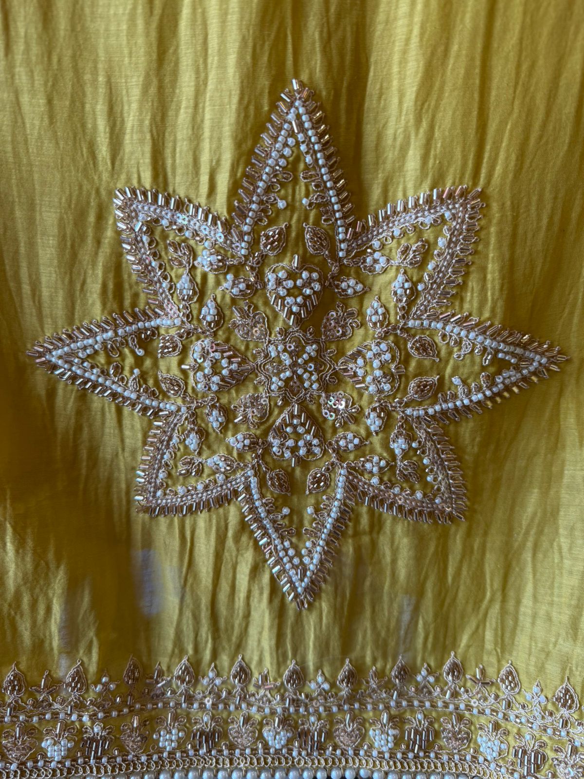 Lightweight crinkled Mul cotton Suit