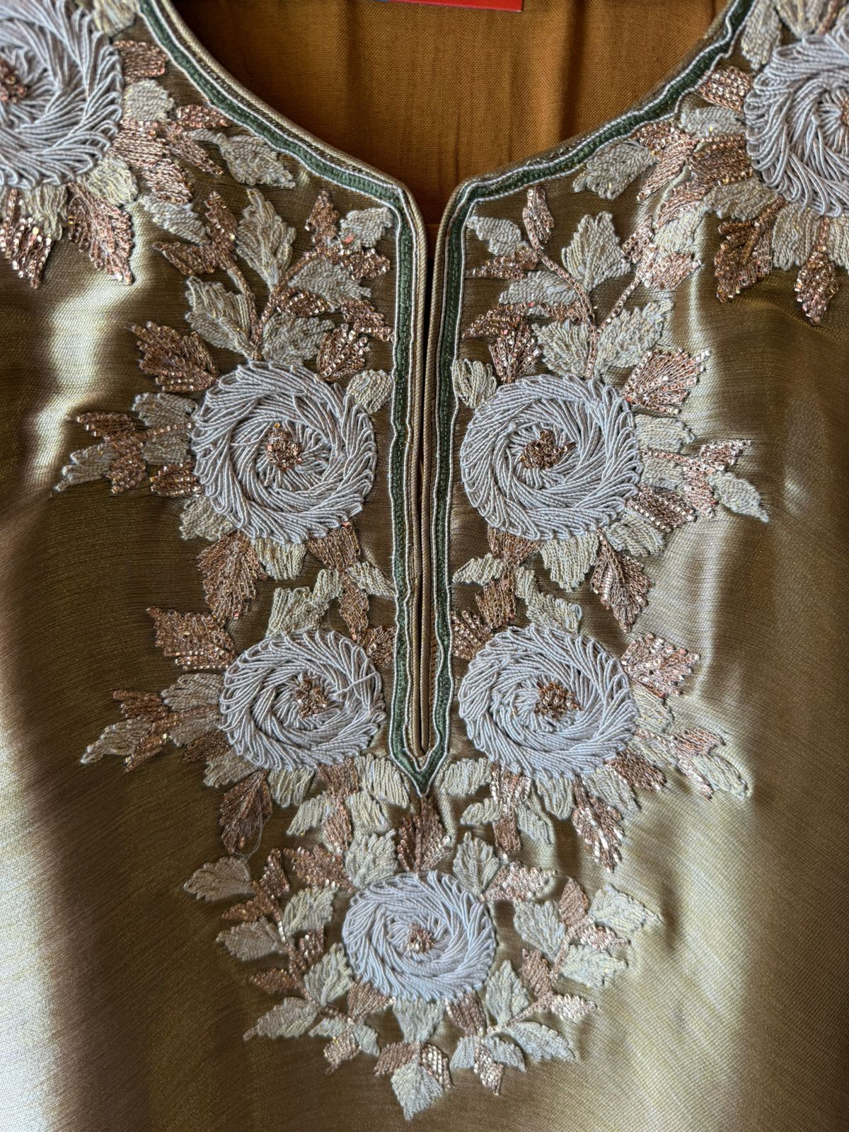 Lightweight crinkled Mul cotton Suit