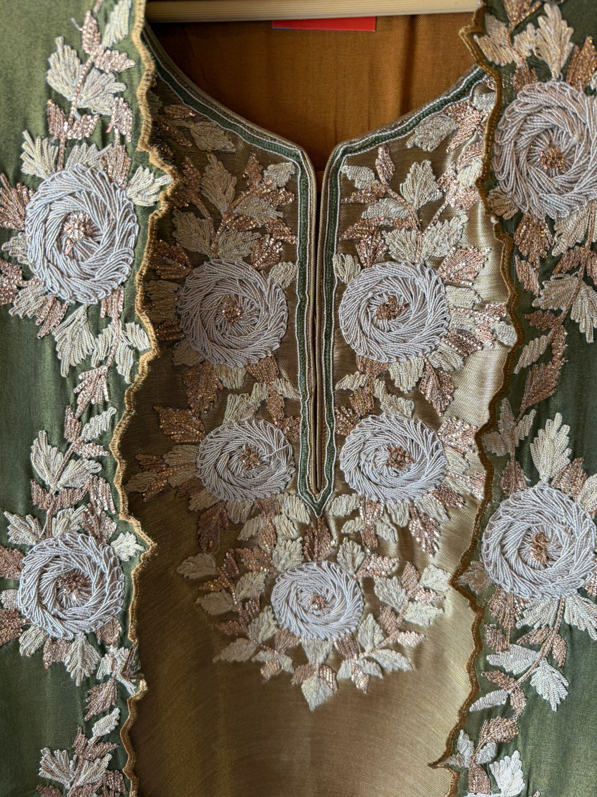 Lightweight crinkled Mul cotton Suit