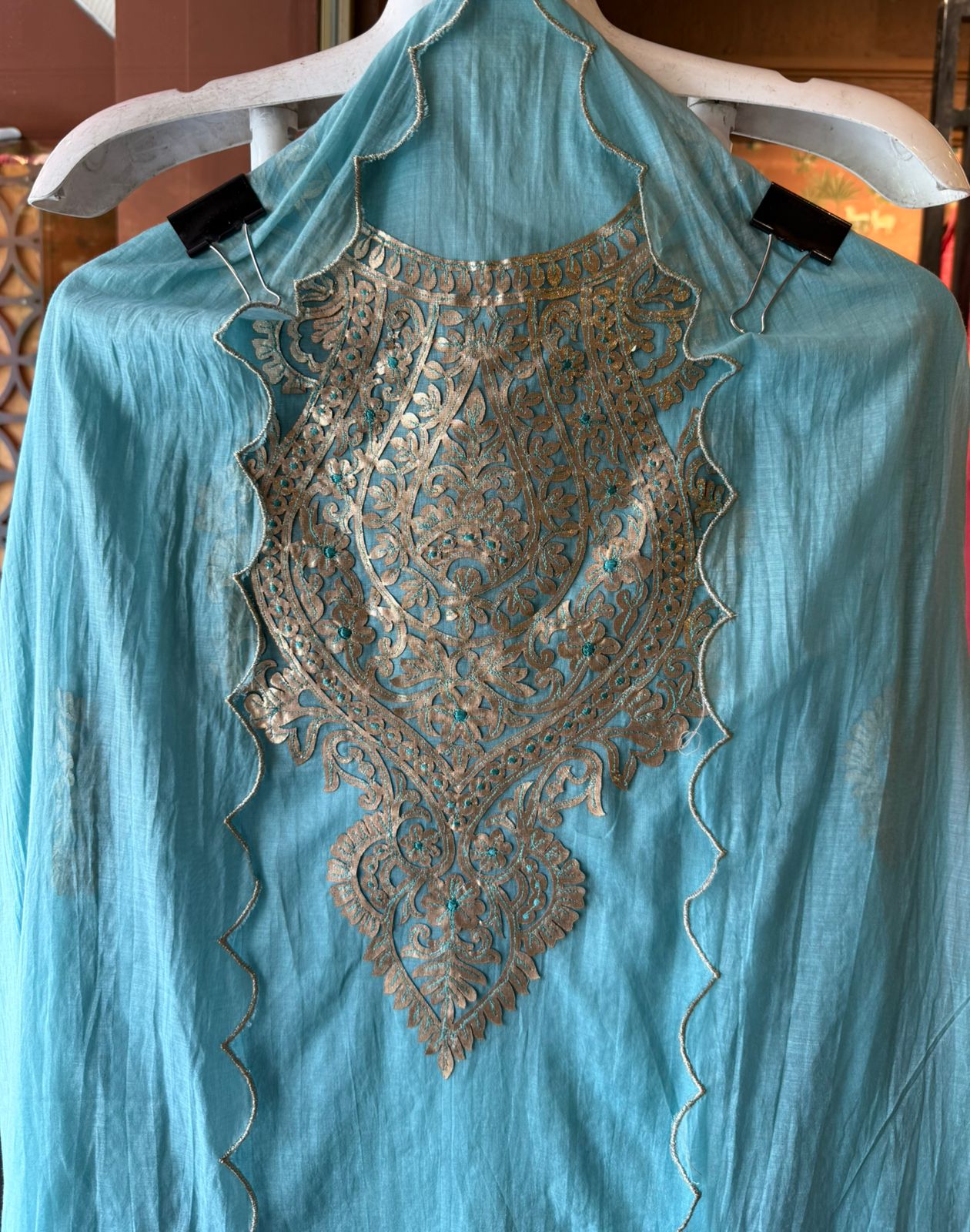 BEAUTIFUL MUL CHANDERI SUIT