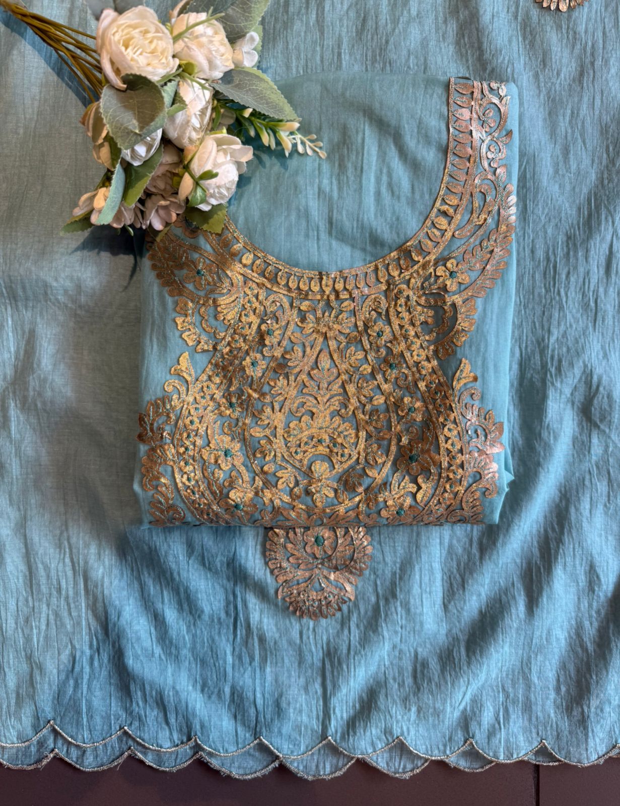 BEAUTIFUL MUL CHANDERI SUIT